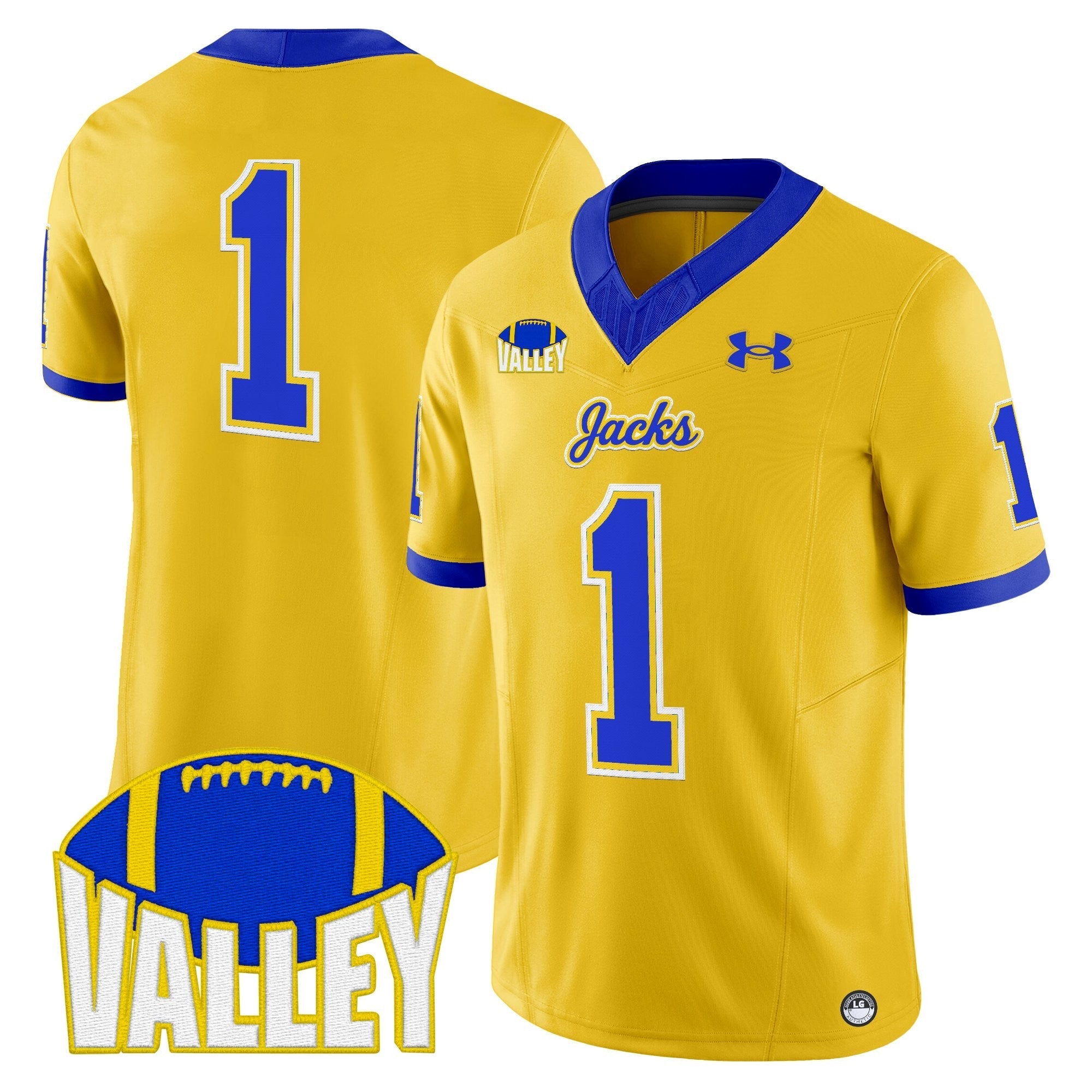 South Dakota State Jackrabbits 2025 Vapor Limited Jersey - All Stitched