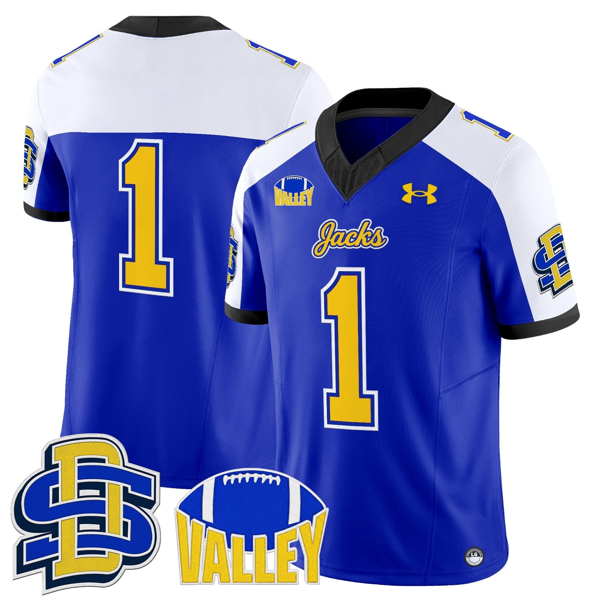 South Dakota State Jackrabbits 2025 Vapor Limited Jersey - All Stitched