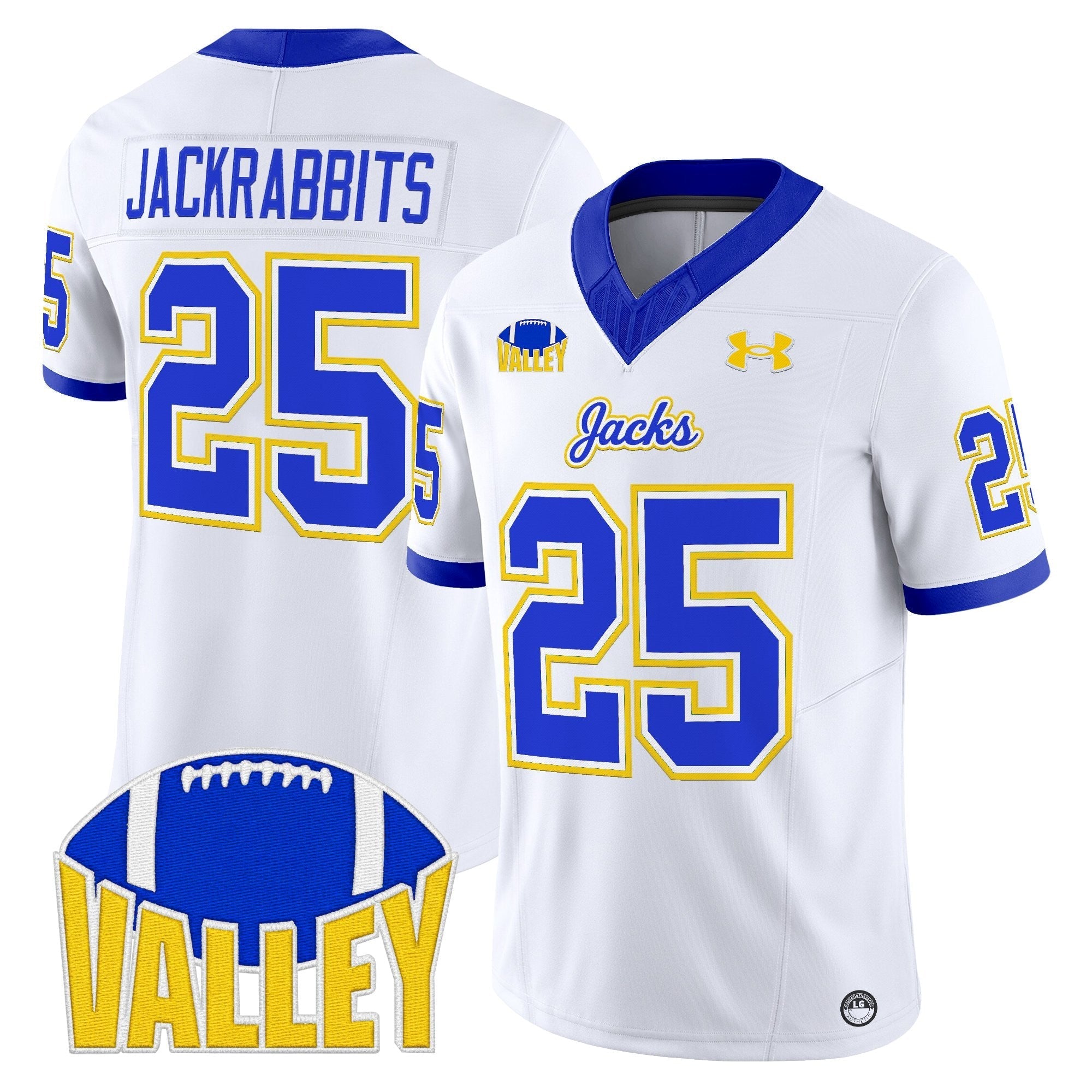 South Dakota State Jackrabbits 2025 Vapor Limited Jersey - All Stitched