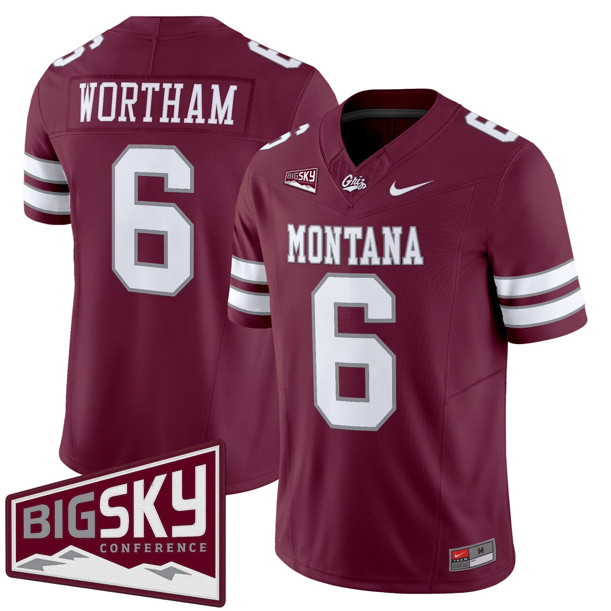 Montana Grizzlies 2025 Vapor Limited Jersey - All Stitched