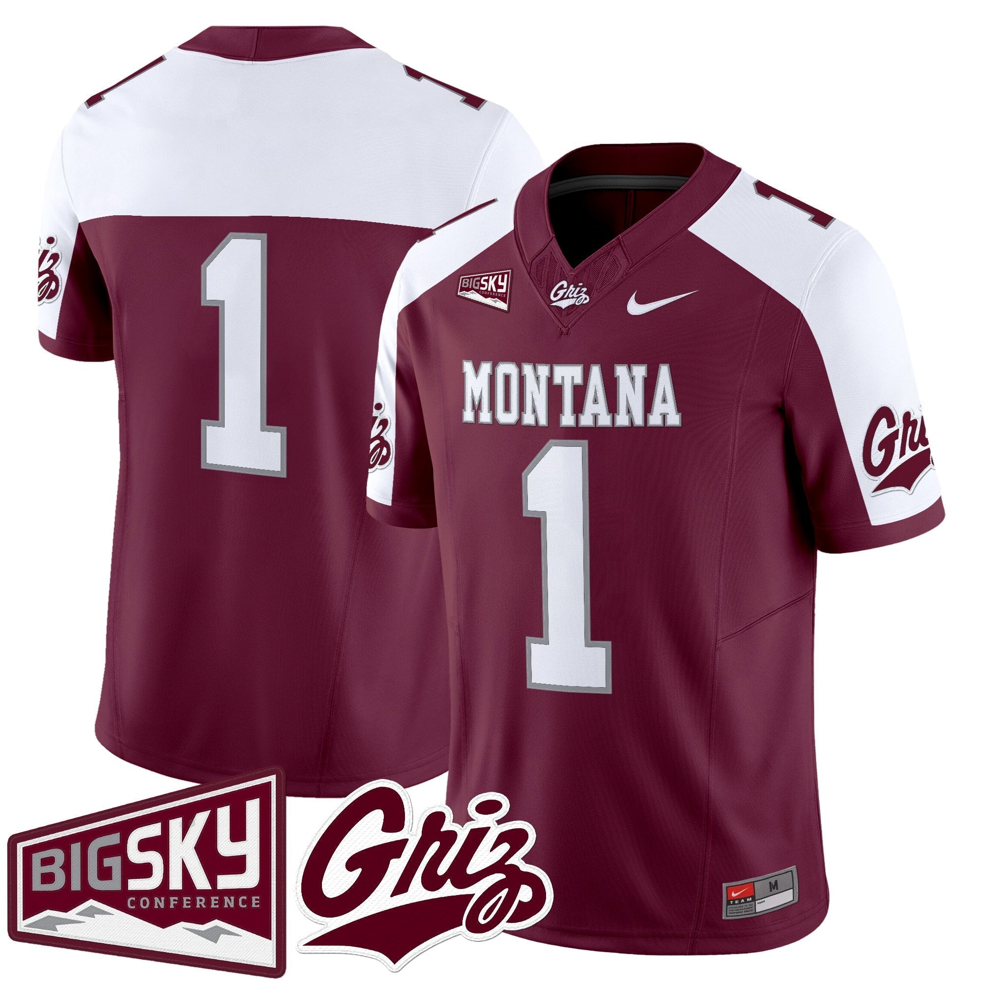 Montana Grizzlies 2025 Vapor Limited Jersey - All Stitched