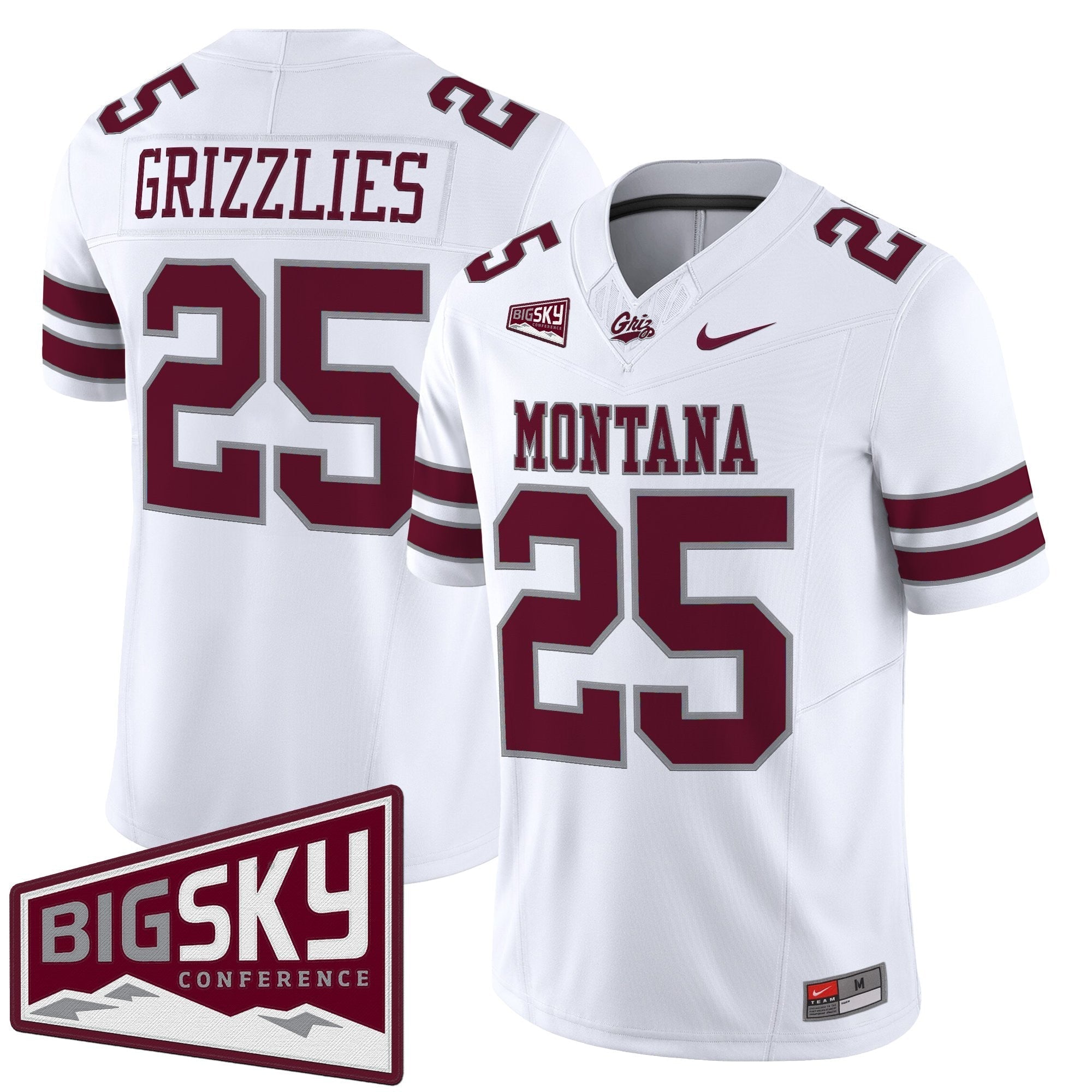 Montana Grizzlies 2025 Vapor Limited Jersey - All Stitched