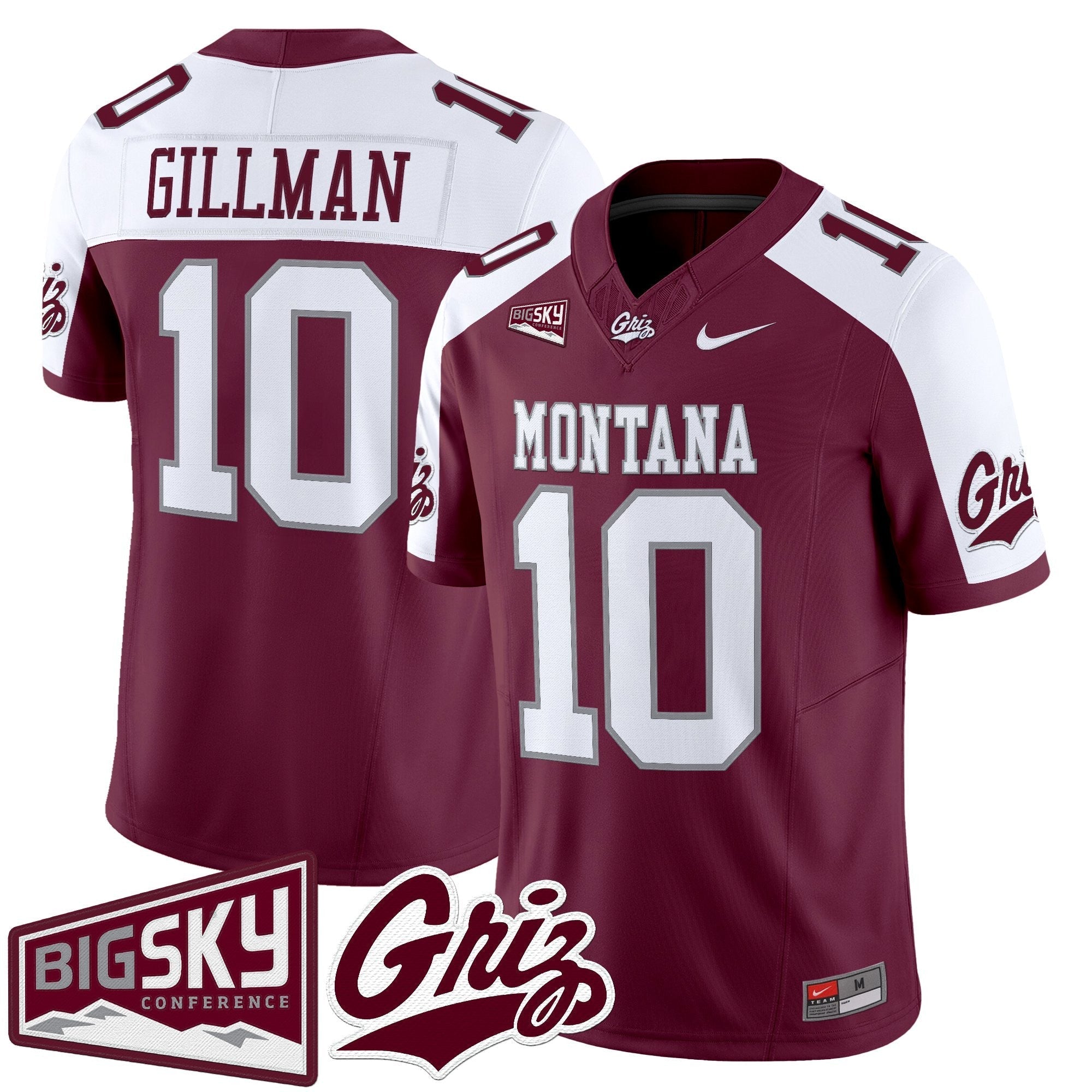 Montana Grizzlies 2025 Vapor Limited Jersey - All Stitched