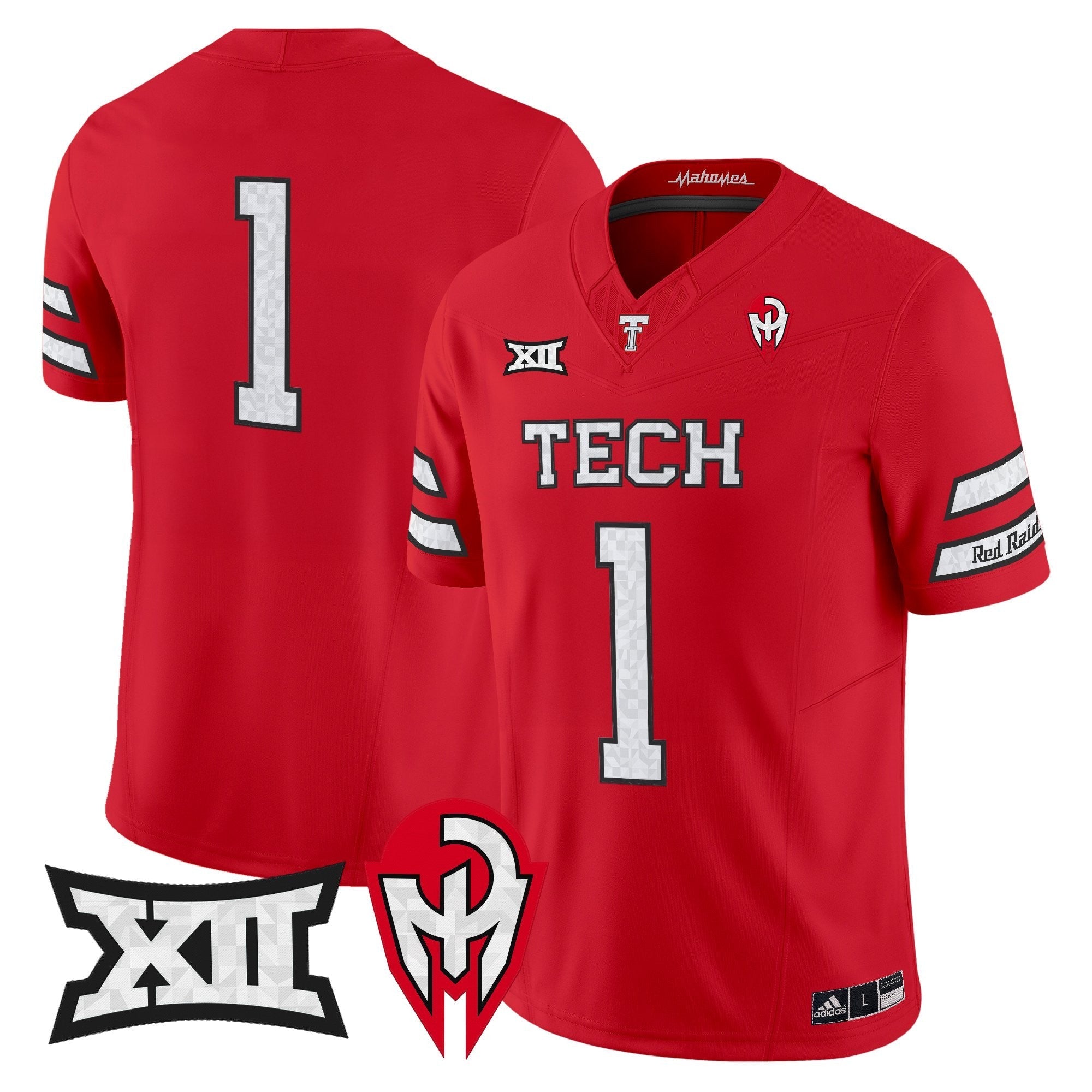 Texas Tech Red Raiders 'Too Cold' Vapor Limited Jersey - Mahomes Collection - All Stitched