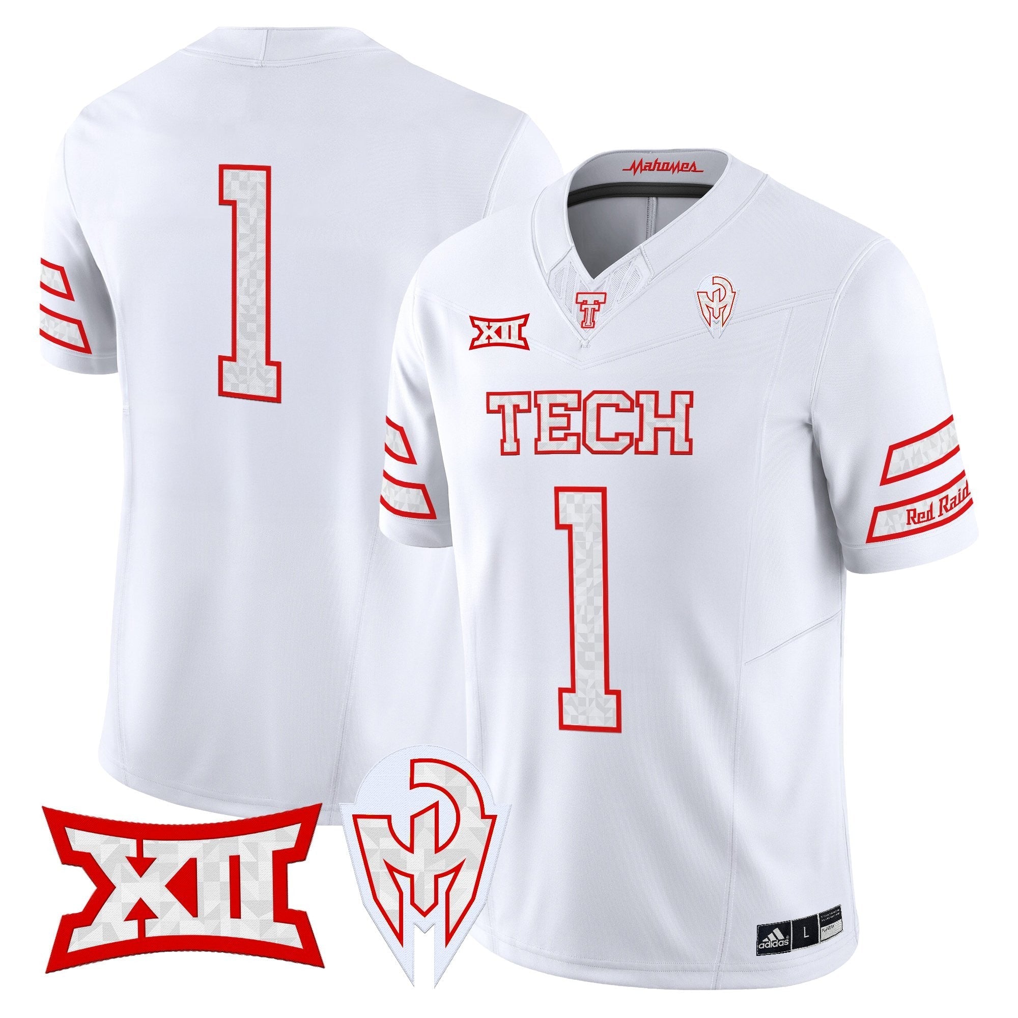 Texas Tech Red Raiders 'Too Cold' Vapor Limited Jersey - Mahomes Collection - All Stitched