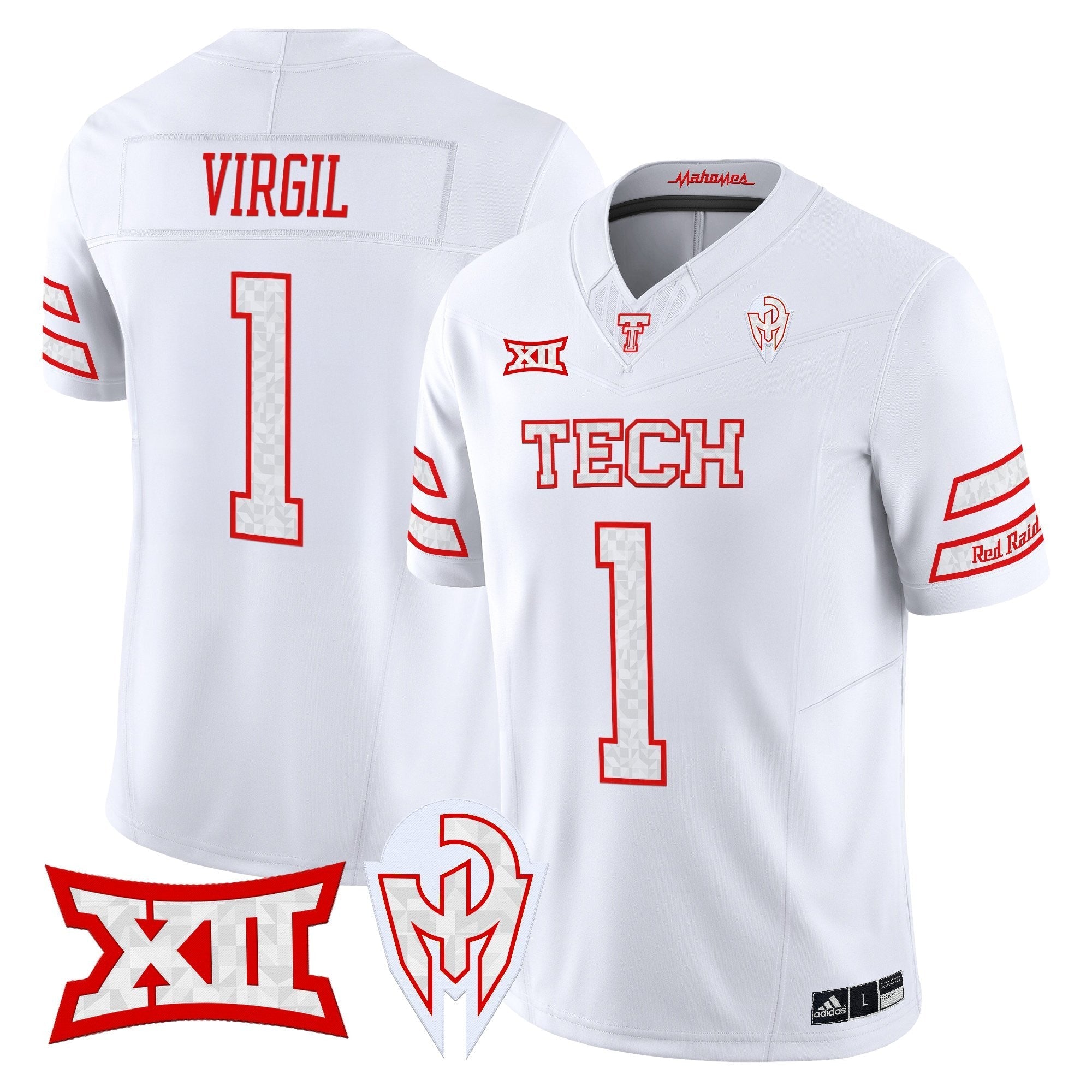 Texas Tech Red Raiders 'Too Cold' Vapor Limited Jersey - Mahomes Collection - All Stitched