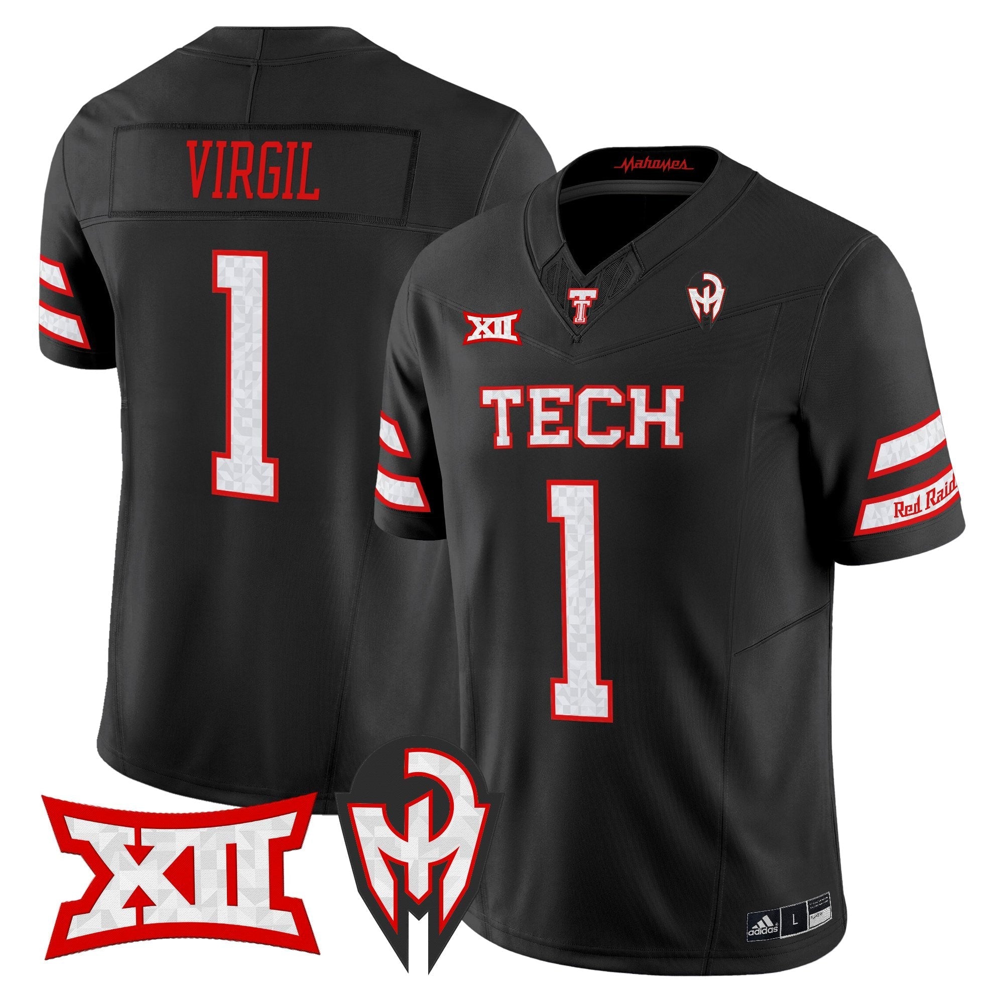 Texas Tech Red Raiders 'Too Cold' Vapor Limited Jersey - Mahomes Collection - All Stitched