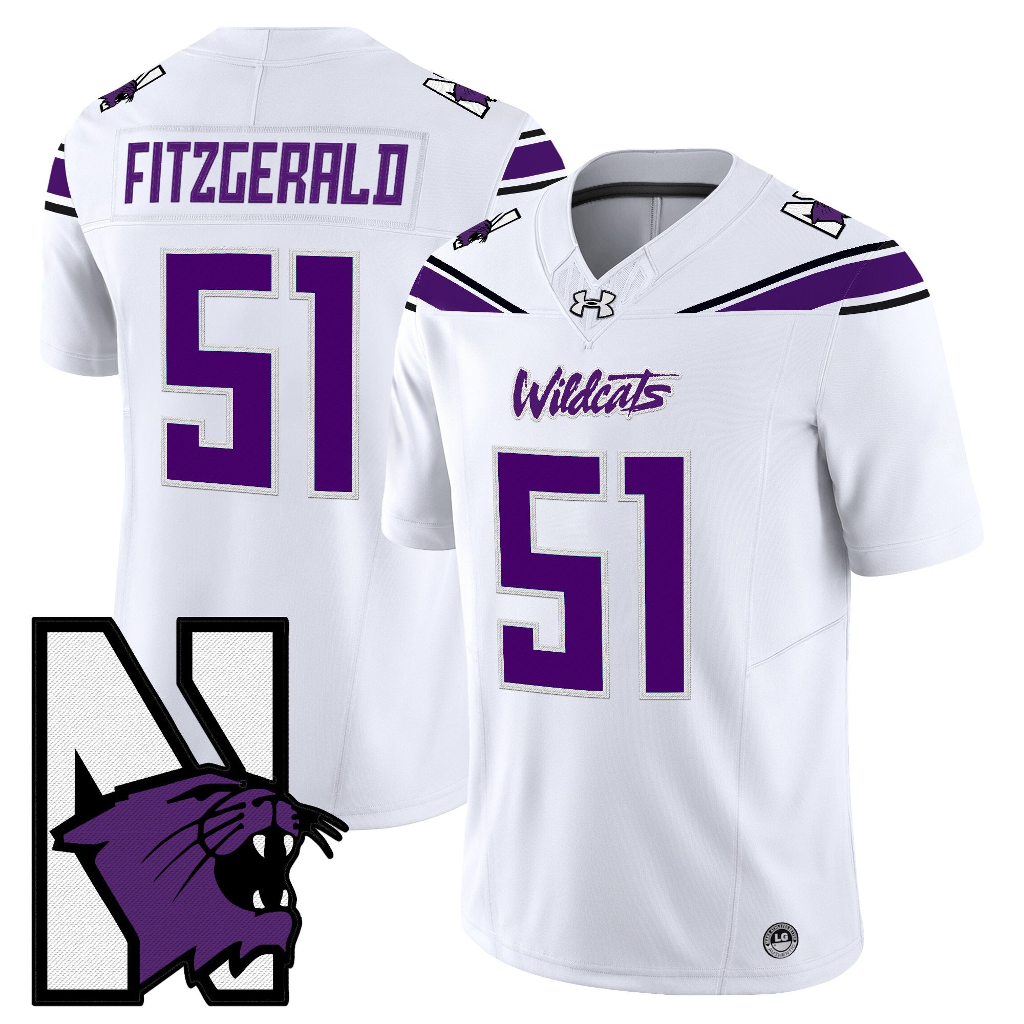 Northwestern Wildcats Honoring ’95 Vapor Limited Jersey - All Stitched