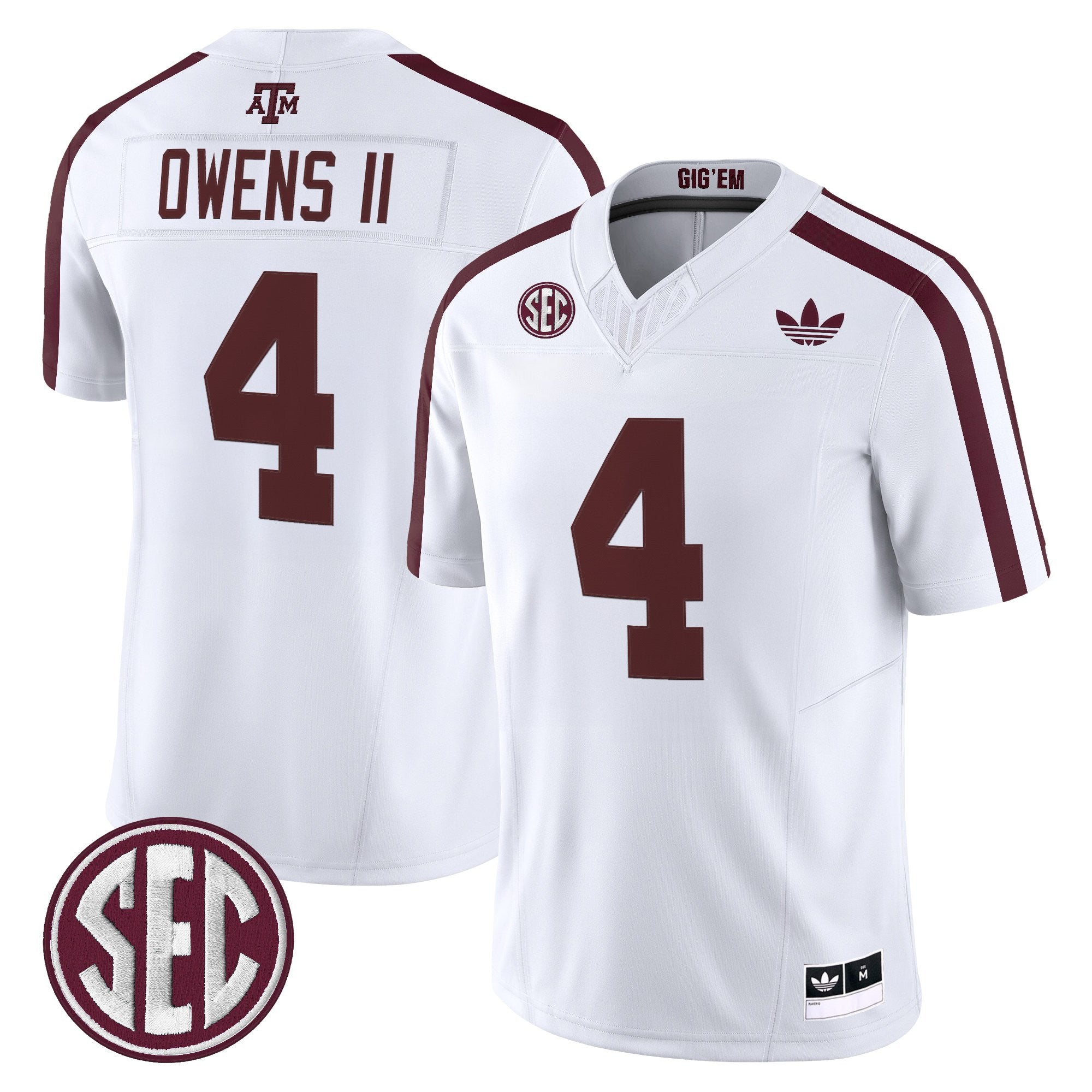 Texas A&M Aggies 2025 Vapor Limited Jersey V2 - All Stitched