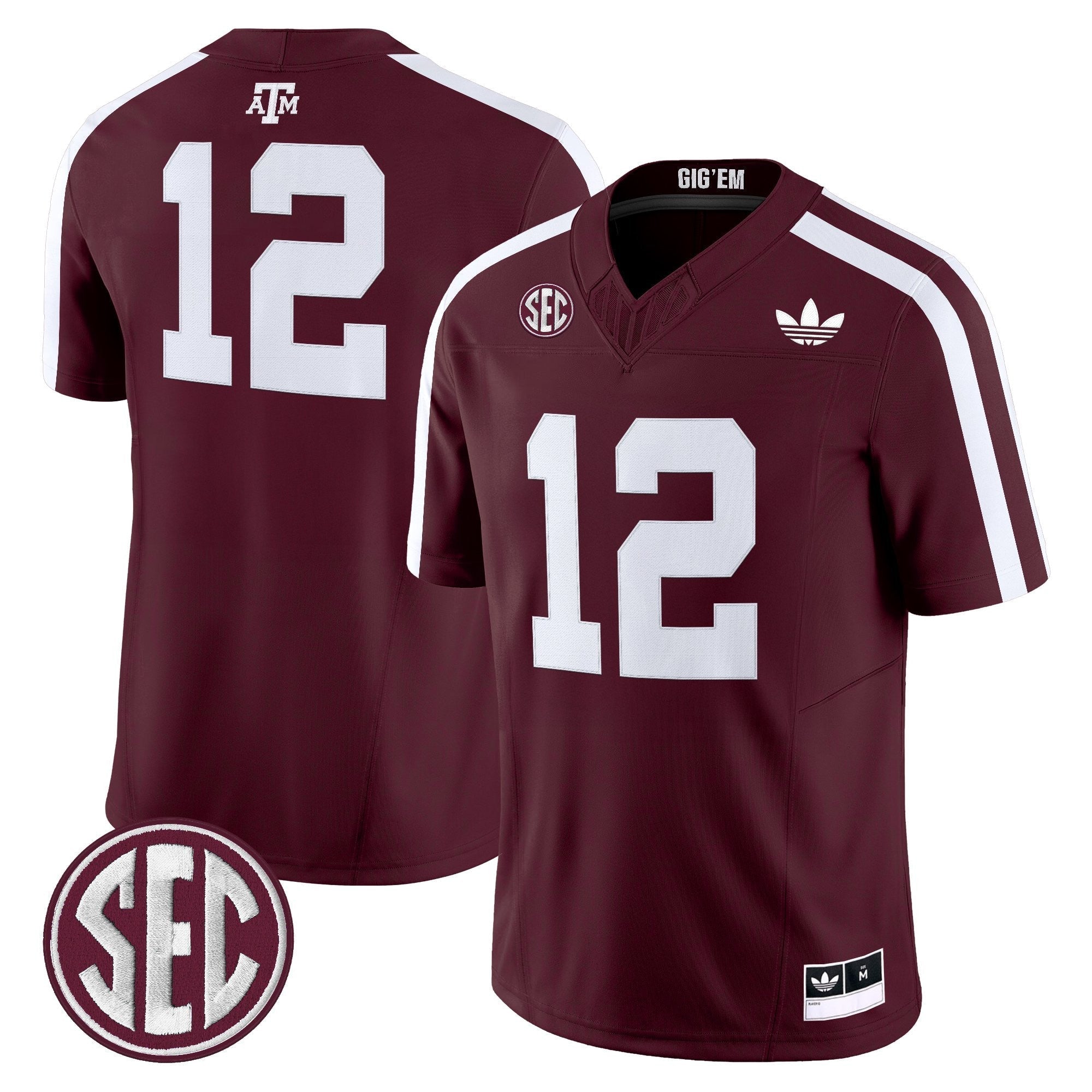 Texas A&M Aggies 2025 Vapor Limited Jersey V2 - All Stitched