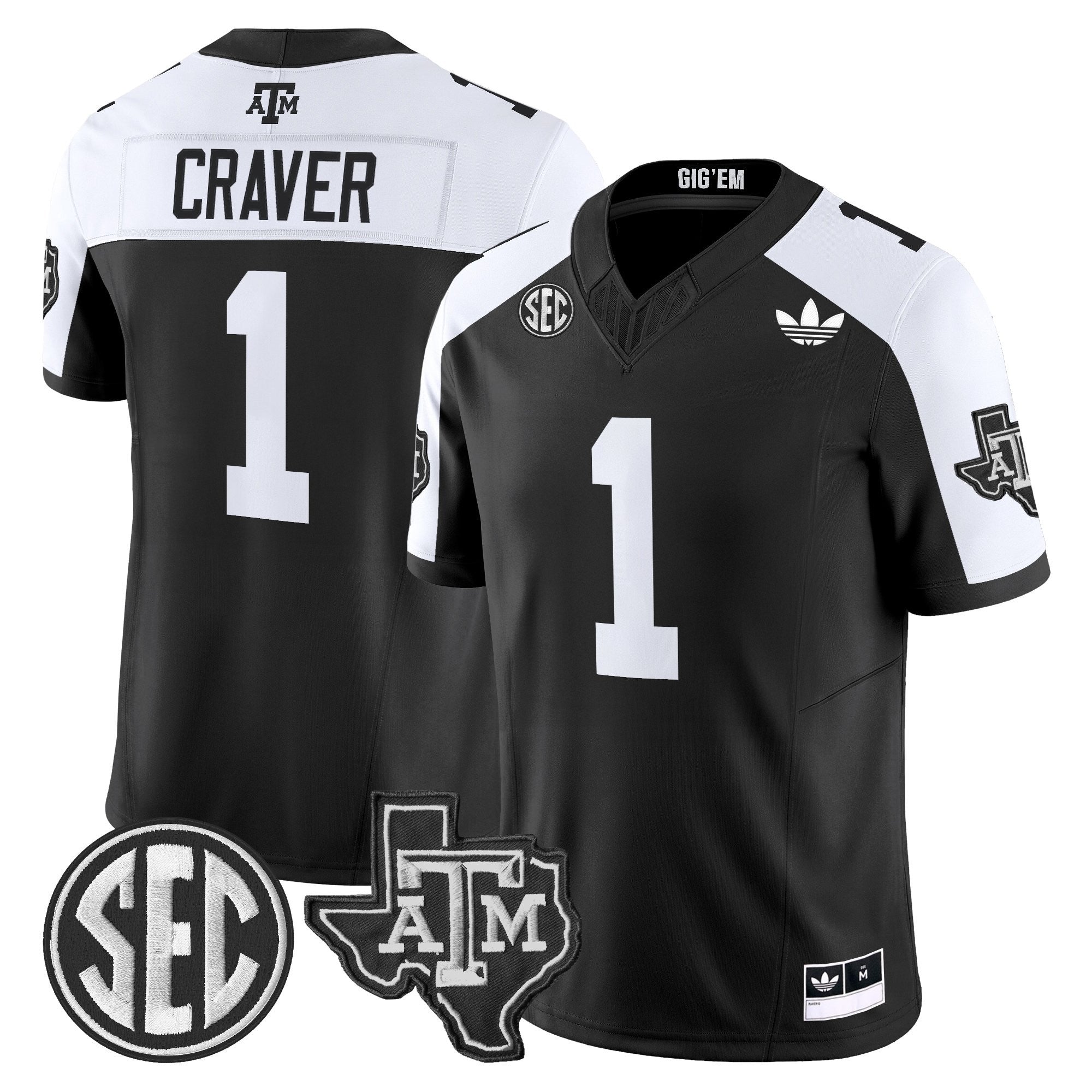 Texas A&M Aggies 2025 Vapor Limited Jersey V2 - All Stitched