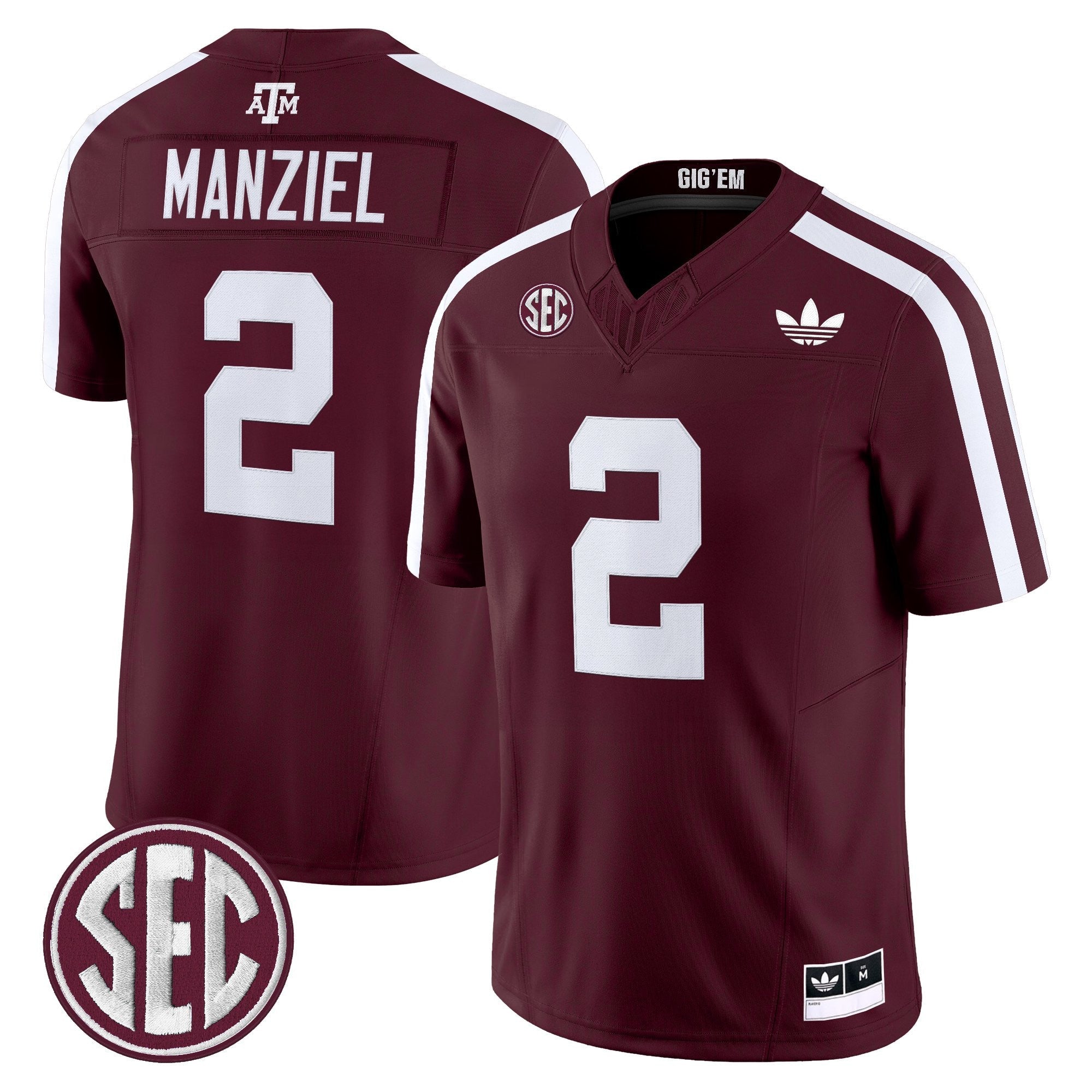 Texas A&M Aggies 2025 Vapor Limited Jersey V2 - All Stitched