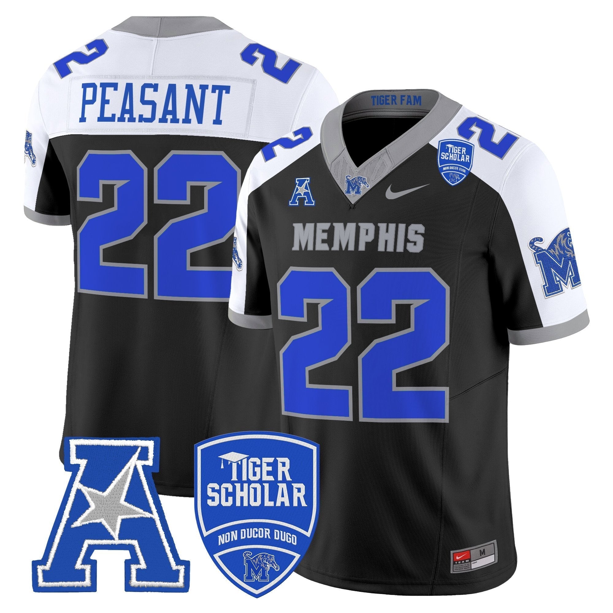 Memphis Tigers 2025 Vapor Limited Jersey - All Stitched