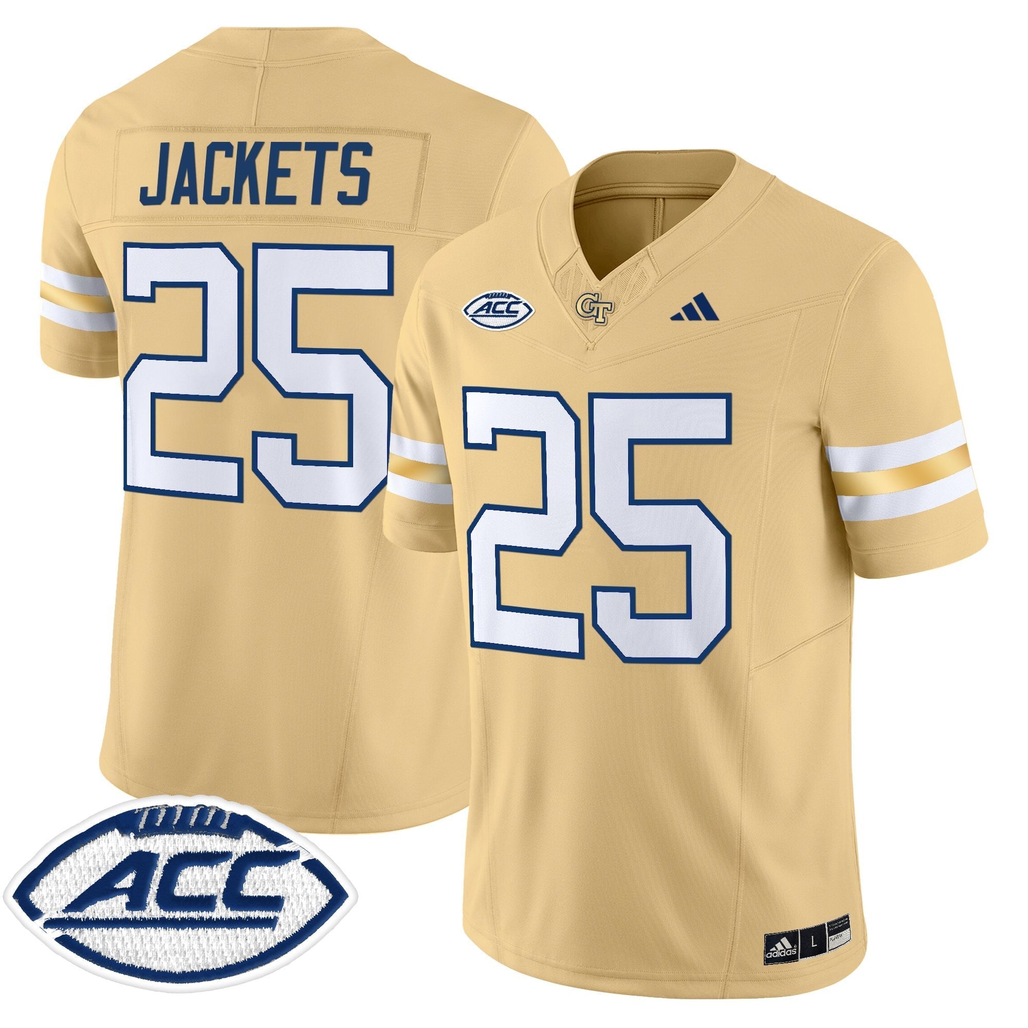 Georgia Tech Yellow Jackets 2025 Vapor Limited Jersey - All stitched