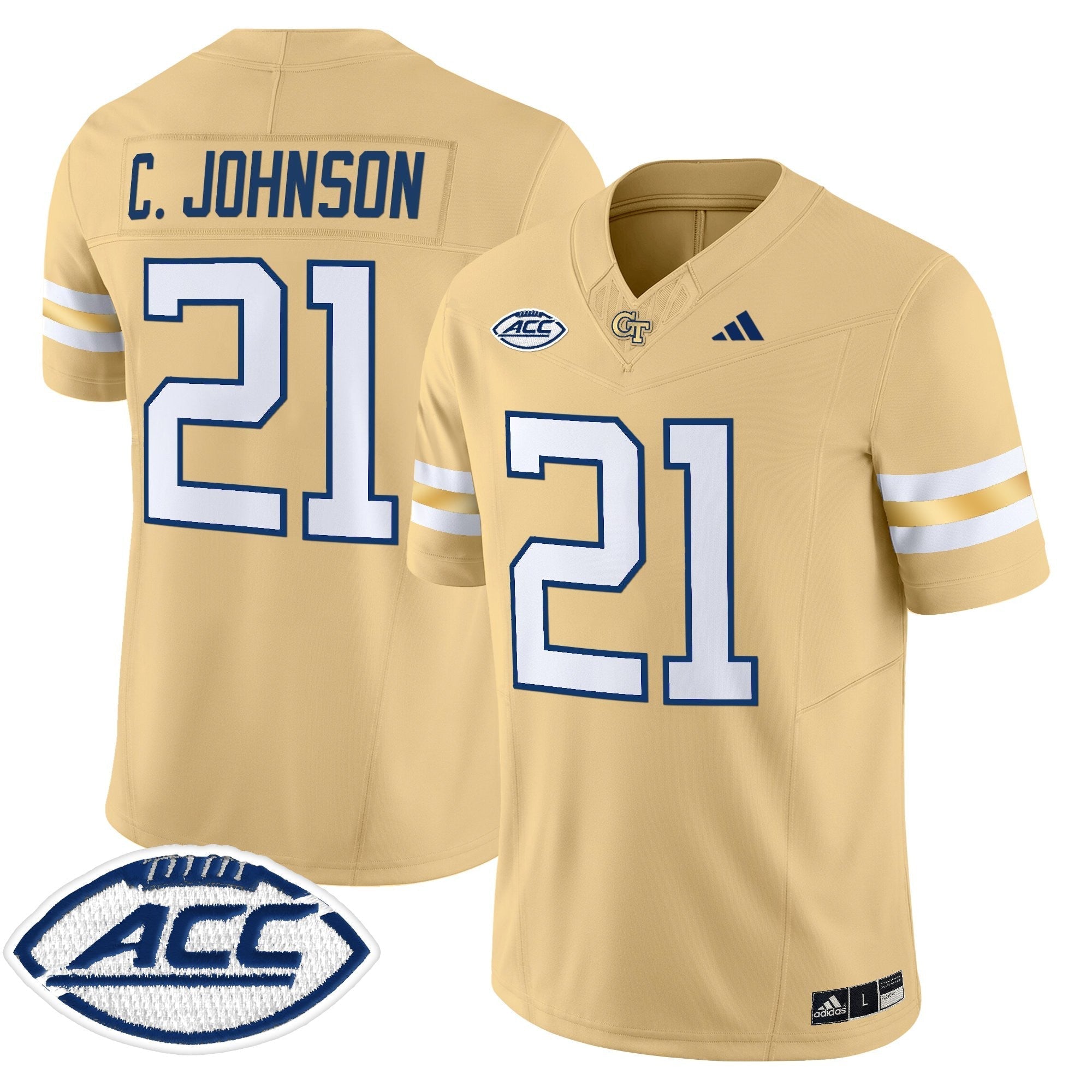 Georgia Tech Yellow Jackets 2025 Vapor Limited Jersey - All stitched