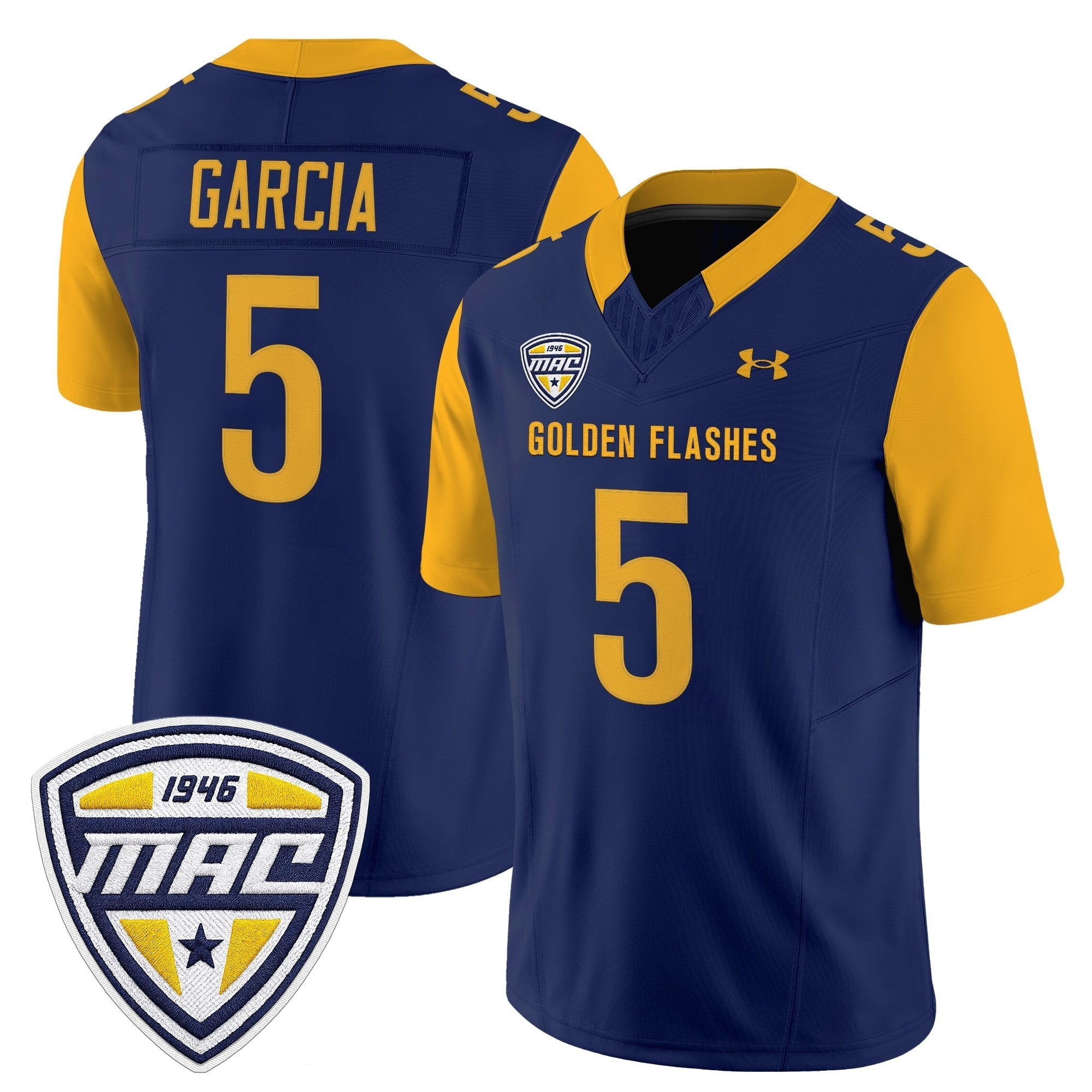 Kent State Golden Flashes 2025 Vapor Limited Jersey - All Stitched
