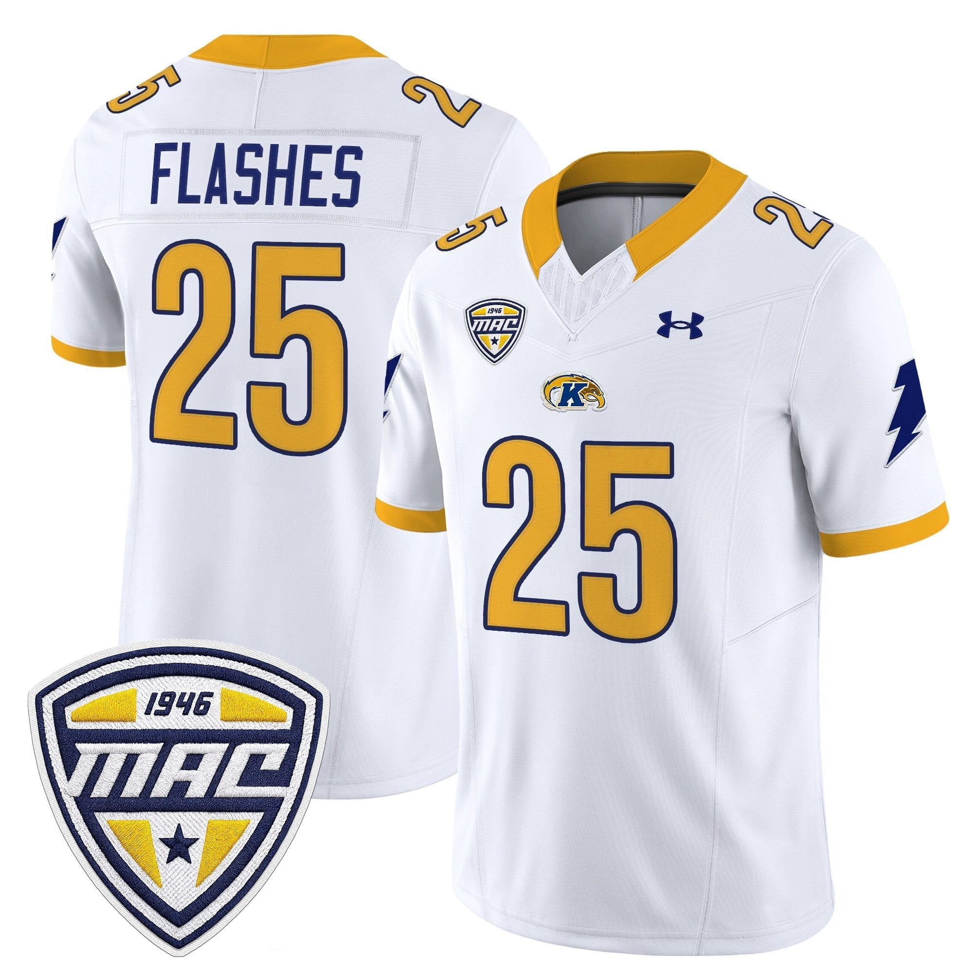 Kent State Golden Flashes 2025 Vapor Limited Jersey - All Stitched
