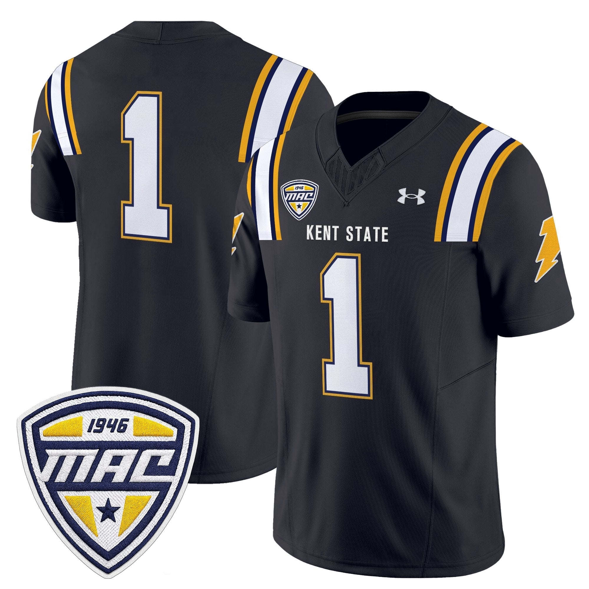 Kent State Golden Flashes 2025 Vapor Limited Jersey - All Stitched