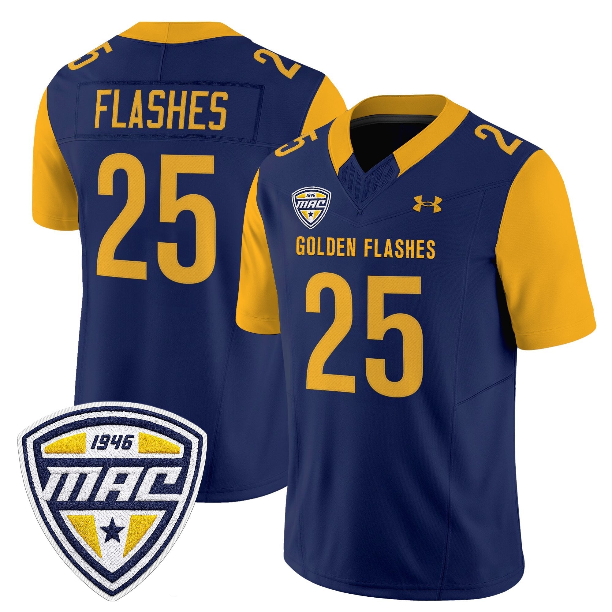 Kent State Golden Flashes 2025 Vapor Limited Jersey - All Stitched