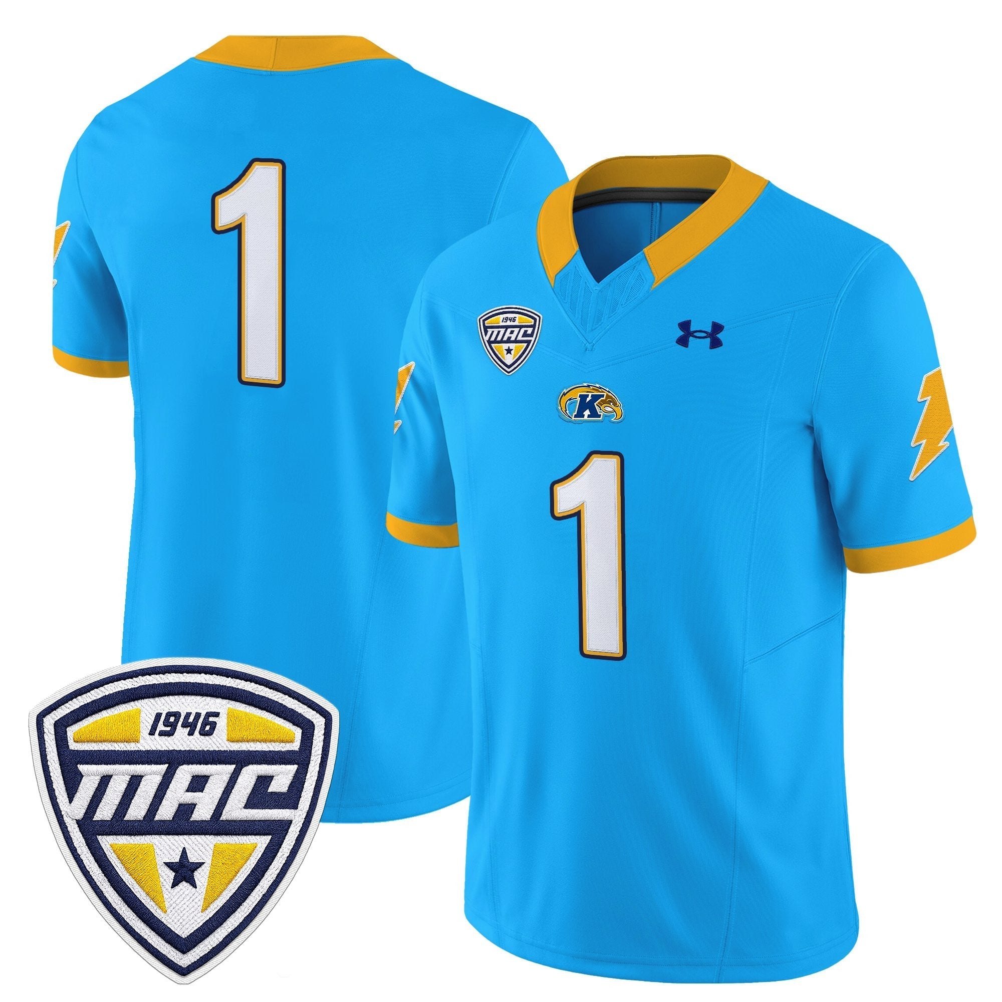 Kent State Golden Flashes 2025 Vapor Limited Jersey - All Stitched