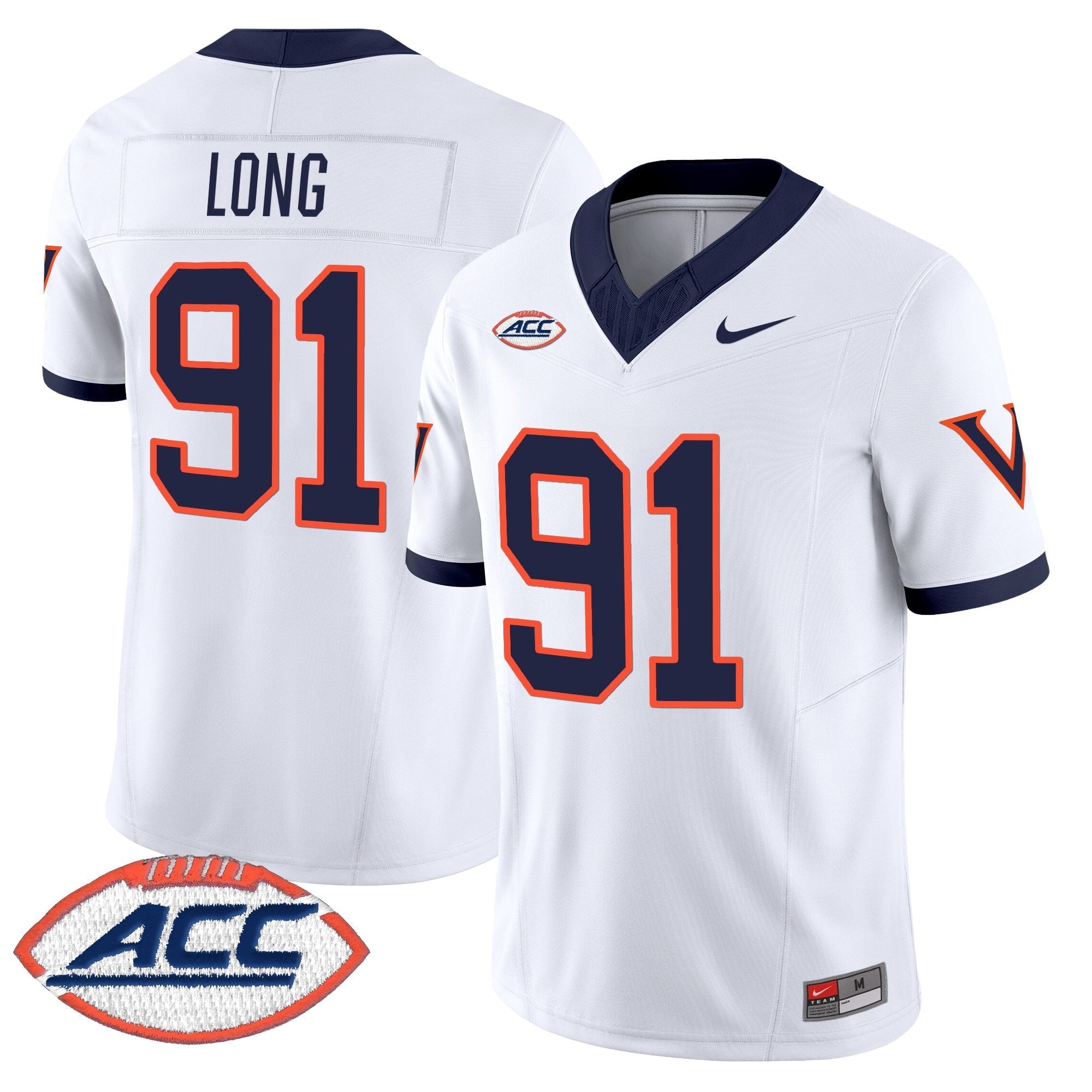 Virginia Cavaliers 1995 Throwbacks Vapor Limited Jersey - All Stitched