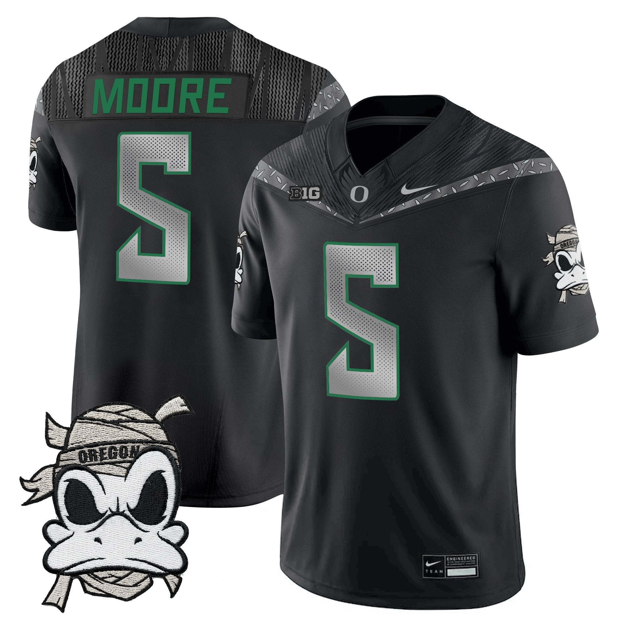 Oregon Ducks 2025 "Mummy Duck" Vapor Limited Jersey V1- All Stitched