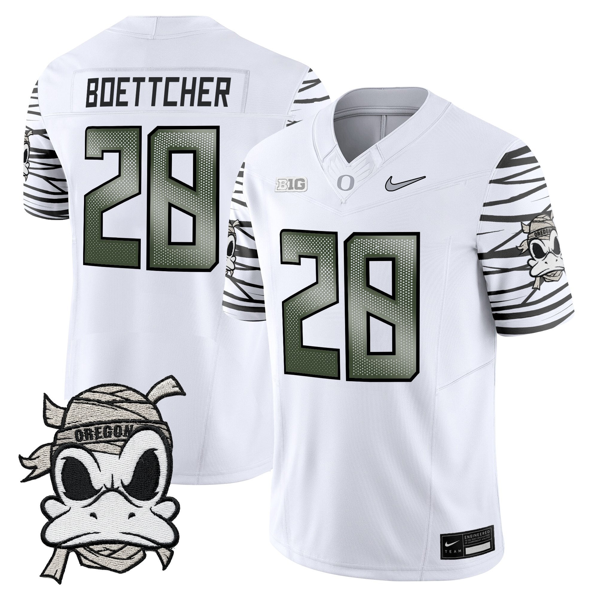 Oregon Ducks 2025 "Mummy Duck" Vapor Limited Jersey V1- All Stitched