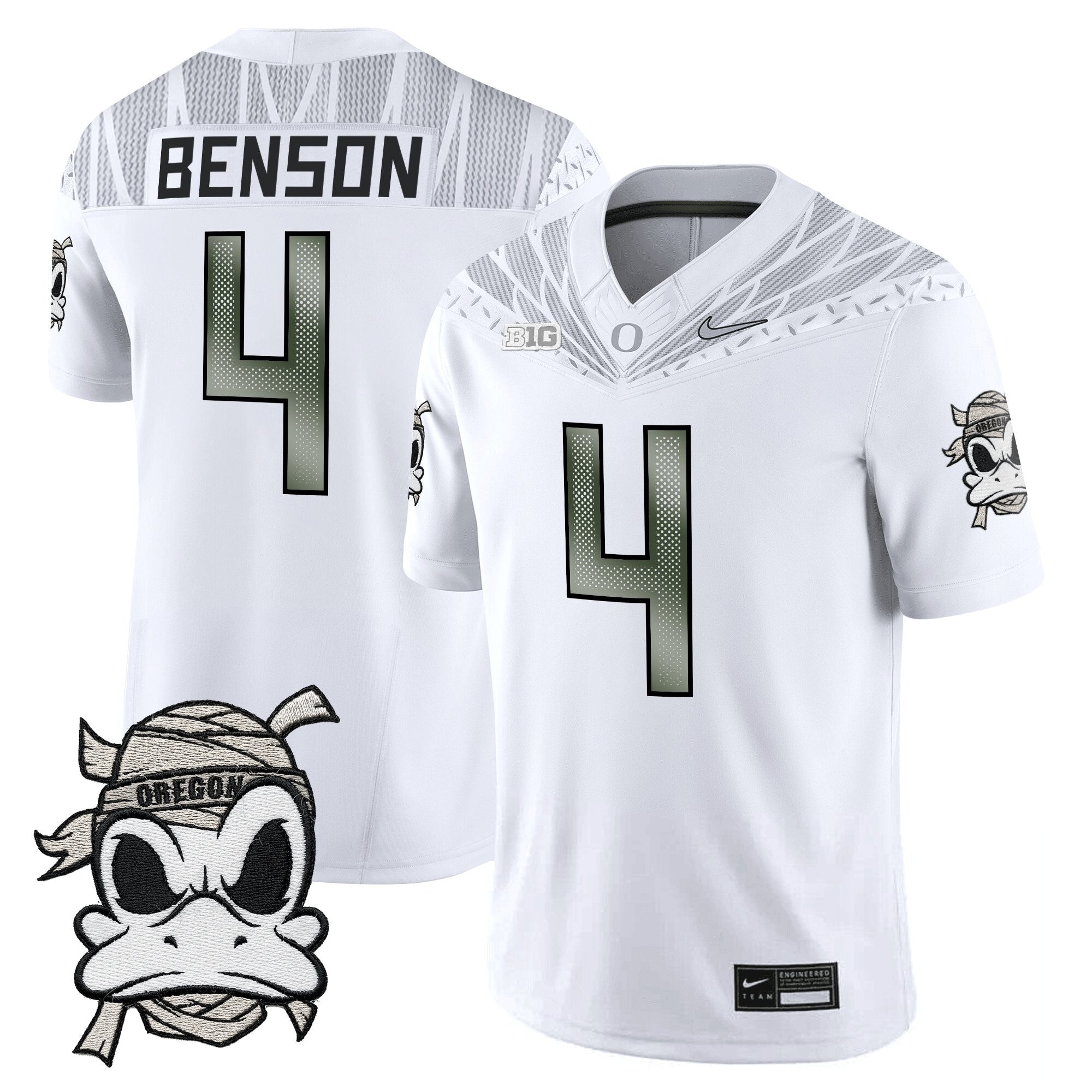 Oregon Ducks 2025 "Mummy Duck" Vapor Limited Jersey - All Stitched