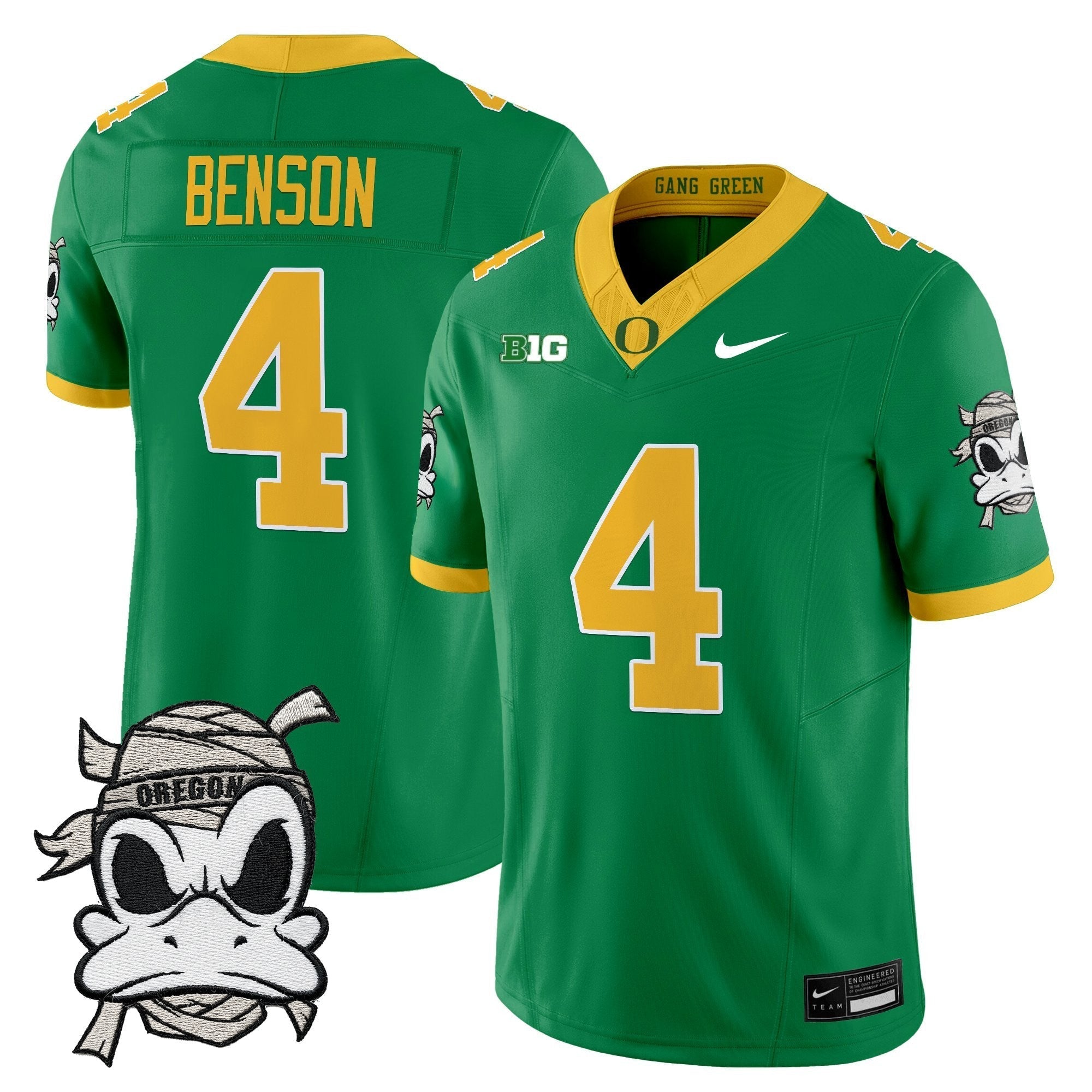 Oregon Ducks 2025 "Mummy Duck" Vapor Limited Jersey - All Stitched