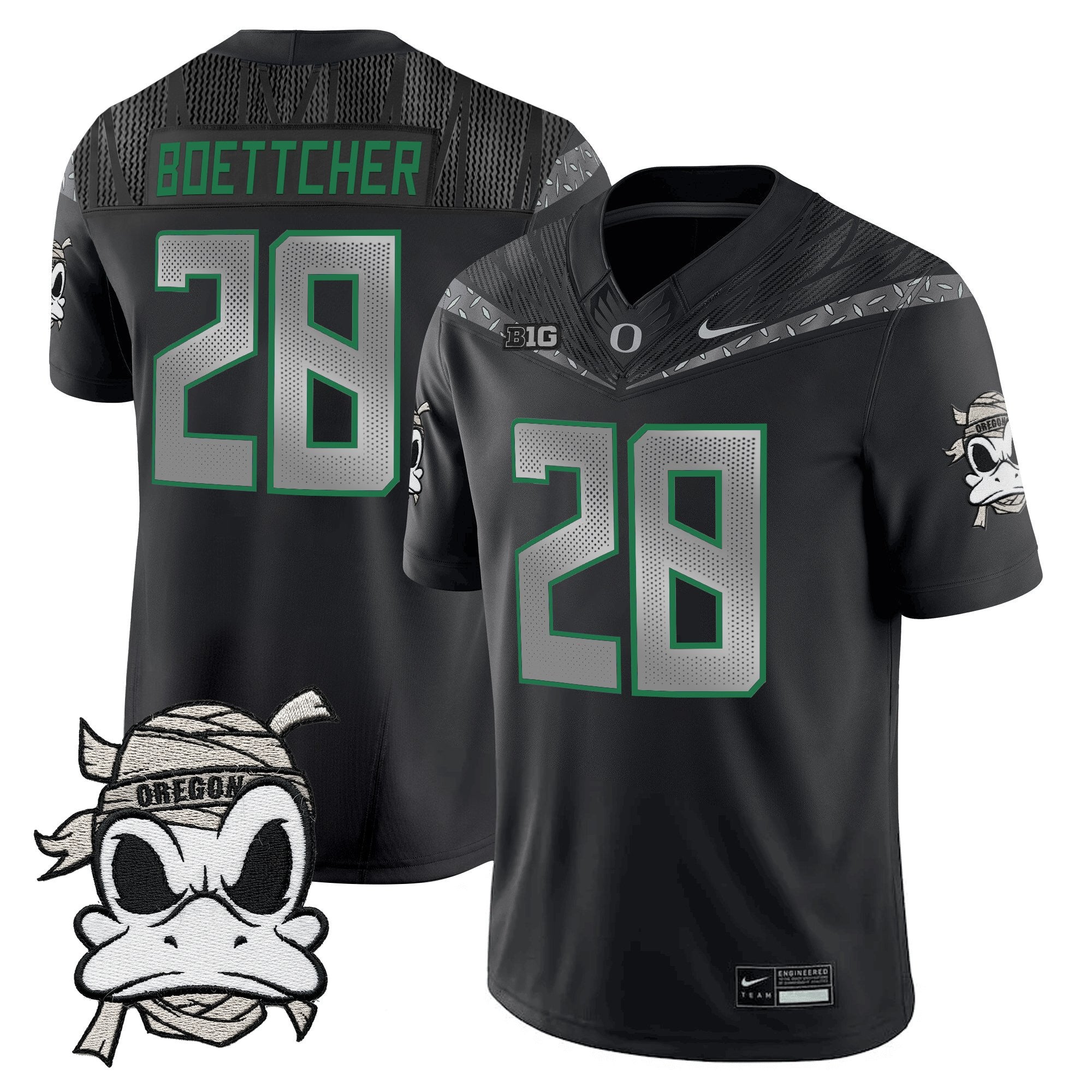 Oregon Ducks 2025 "Mummy Duck" Vapor Limited Jersey - All Stitched