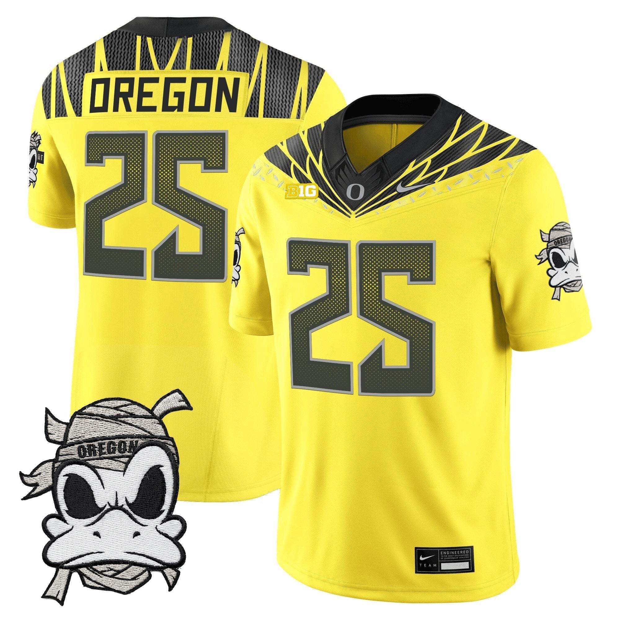 Oregon Ducks 2025 "Mummy Duck" Vapor Limited Jersey - All Stitched