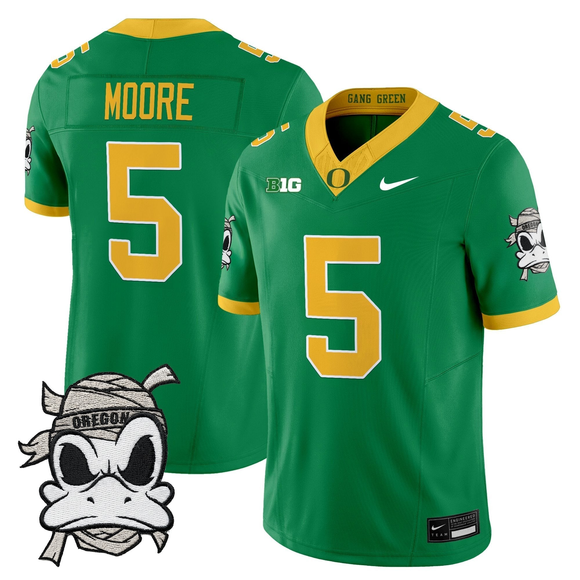 Oregon Ducks 2025 "Mummy Duck" Vapor Limited Jersey - All Stitched