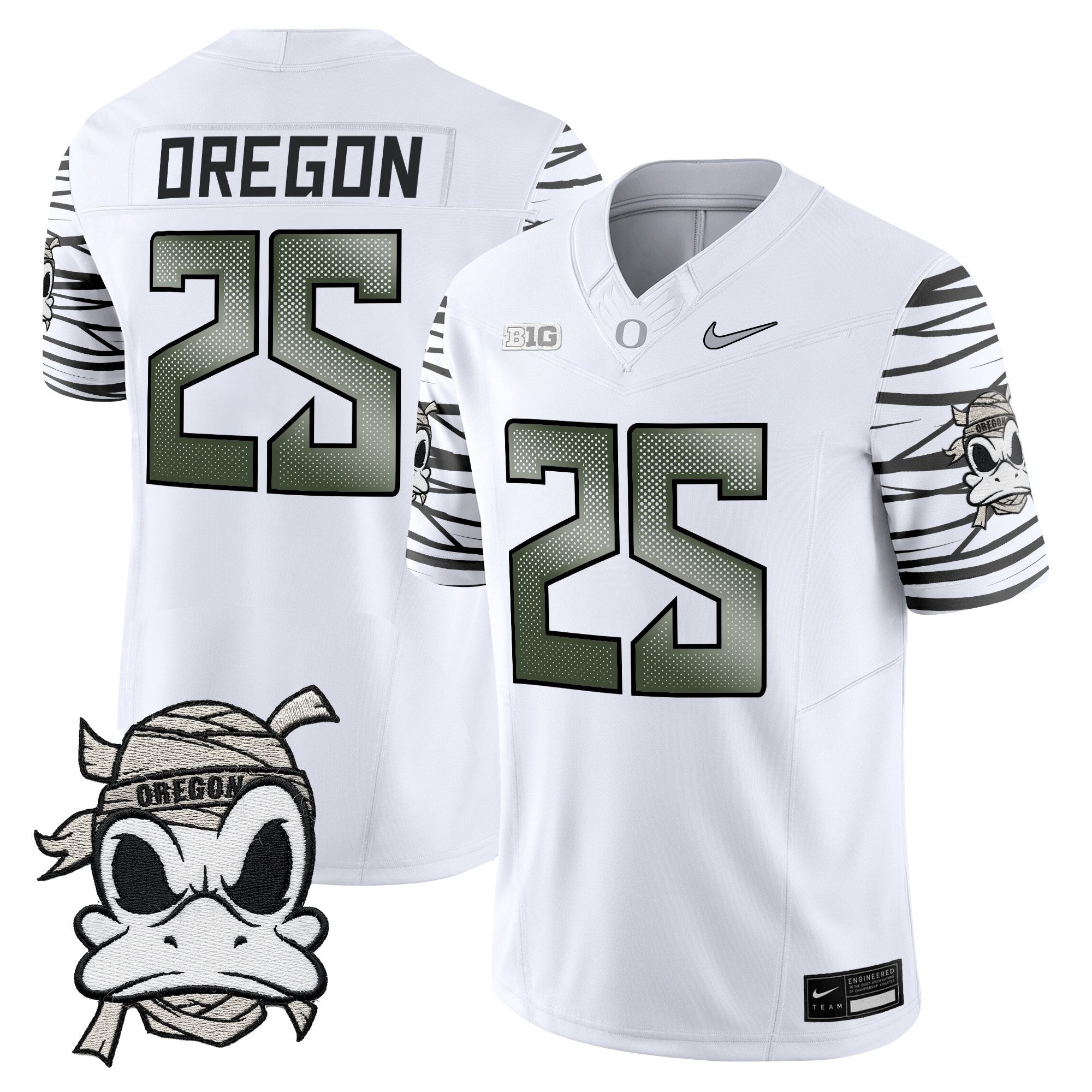 Oregon Ducks 2025 "Mummy Duck" Vapor Limited Jersey - All Stitched