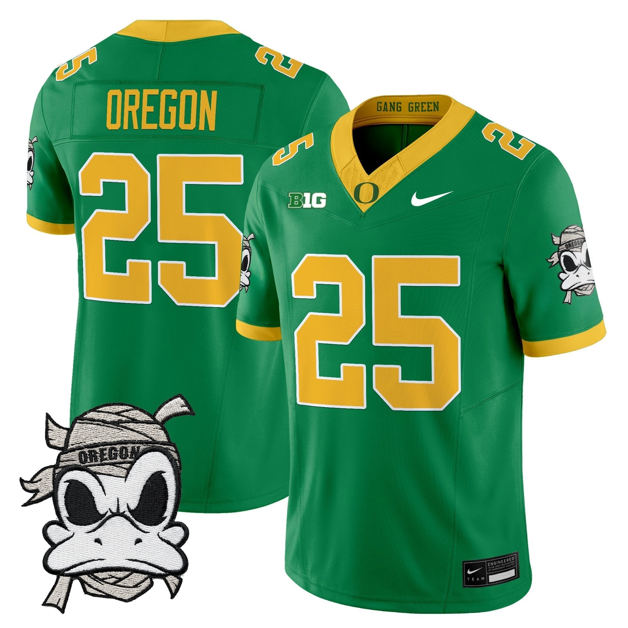 Oregon Ducks 2025 "Mummy Duck" Vapor Limited Jersey - All Stitched