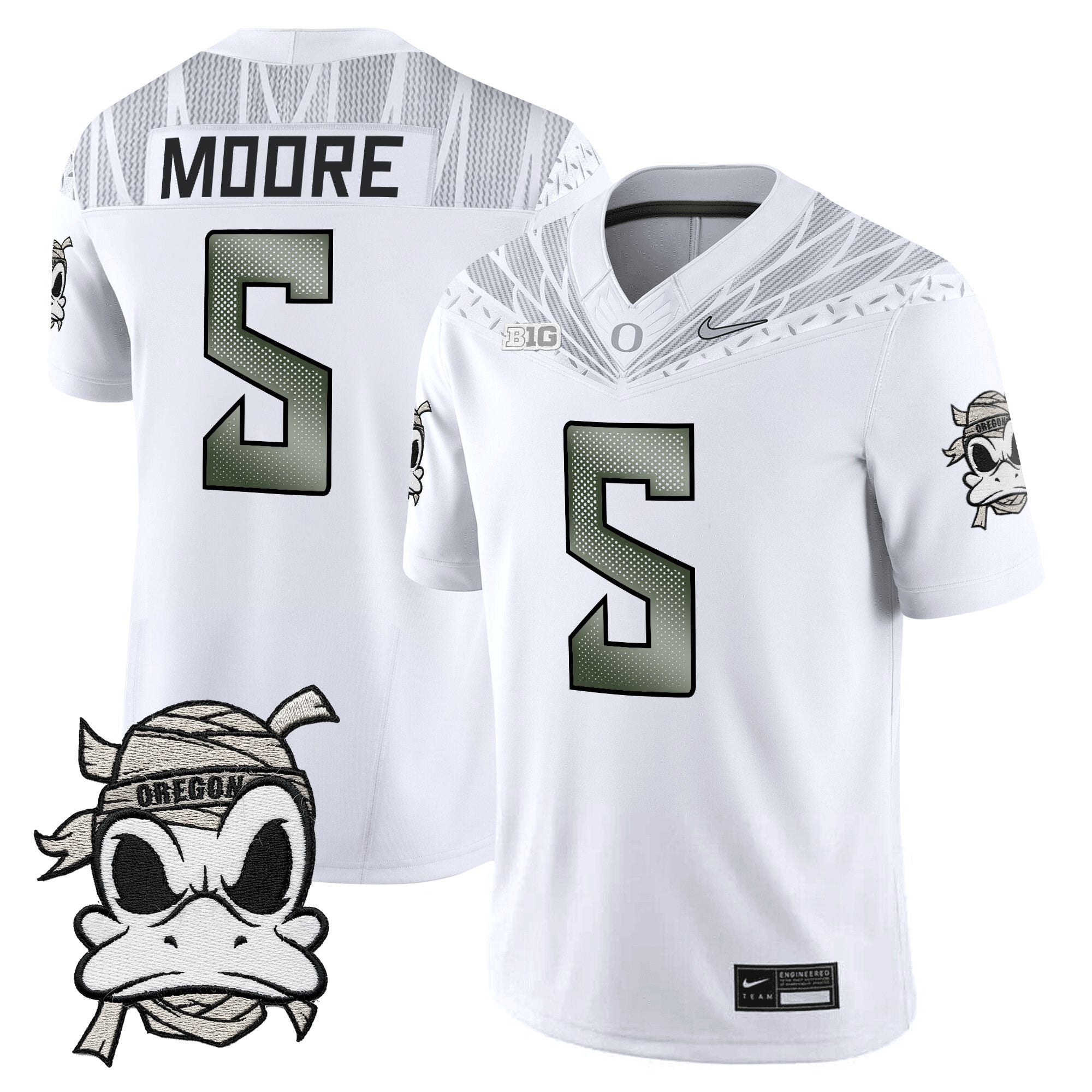 Oregon Ducks 2025 "Mummy Duck" Vapor Limited Jersey - All Stitched