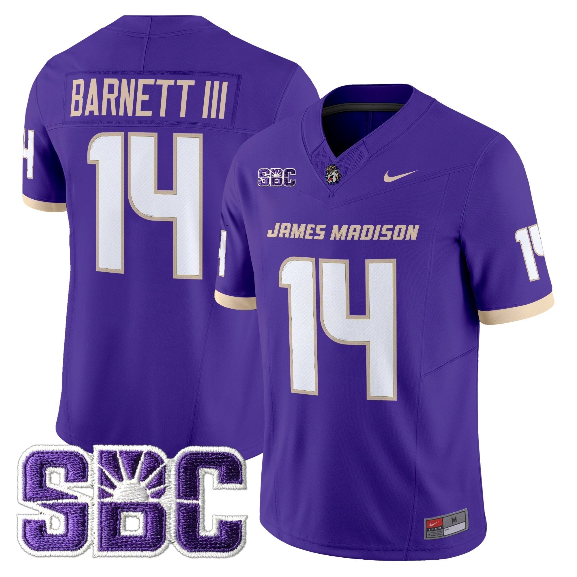 James Madison Dukes 2025 Vapor Limited Jersey - All Stitched