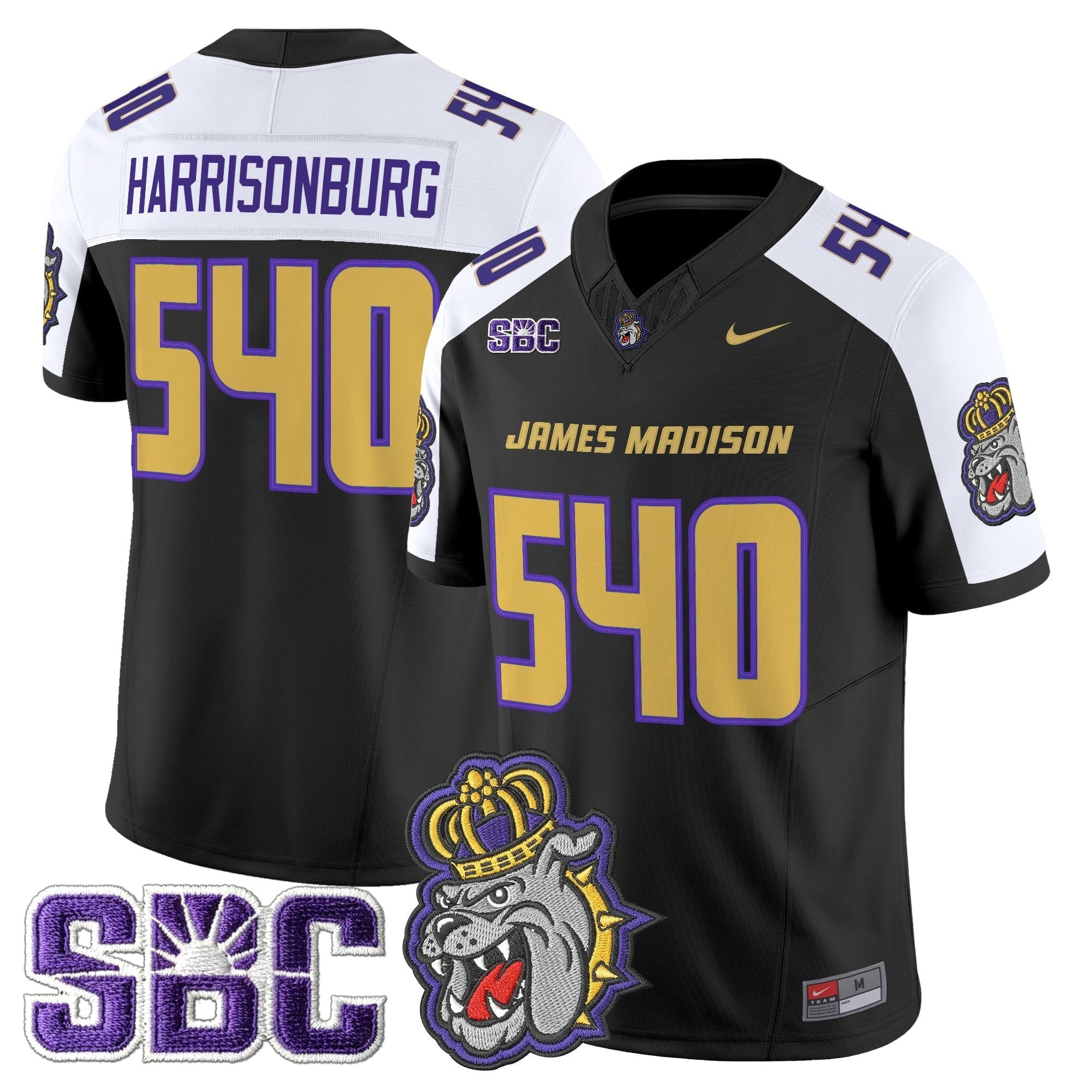 James Madison Dukes 2025 Vapor Limited Jersey - All Stitched