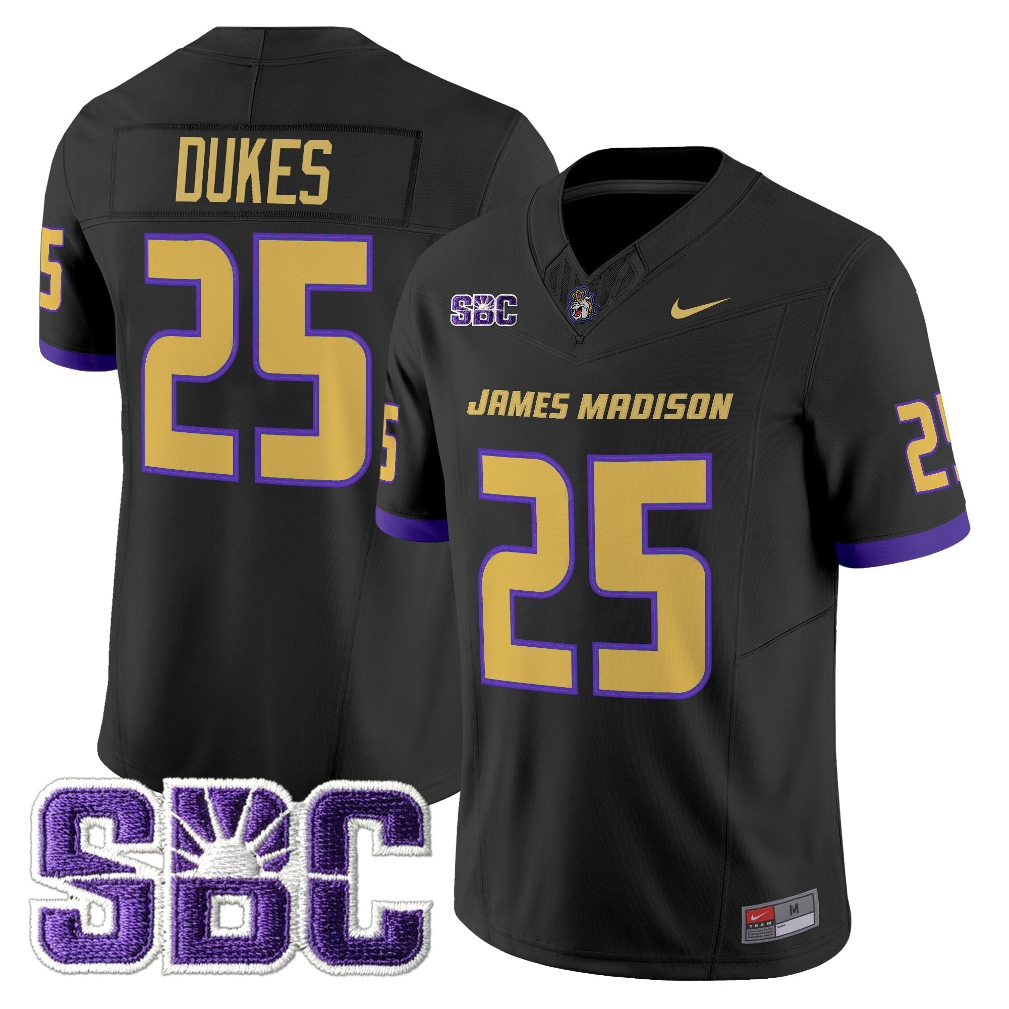 James Madison Dukes 2025 Vapor Limited Jersey - All Stitched