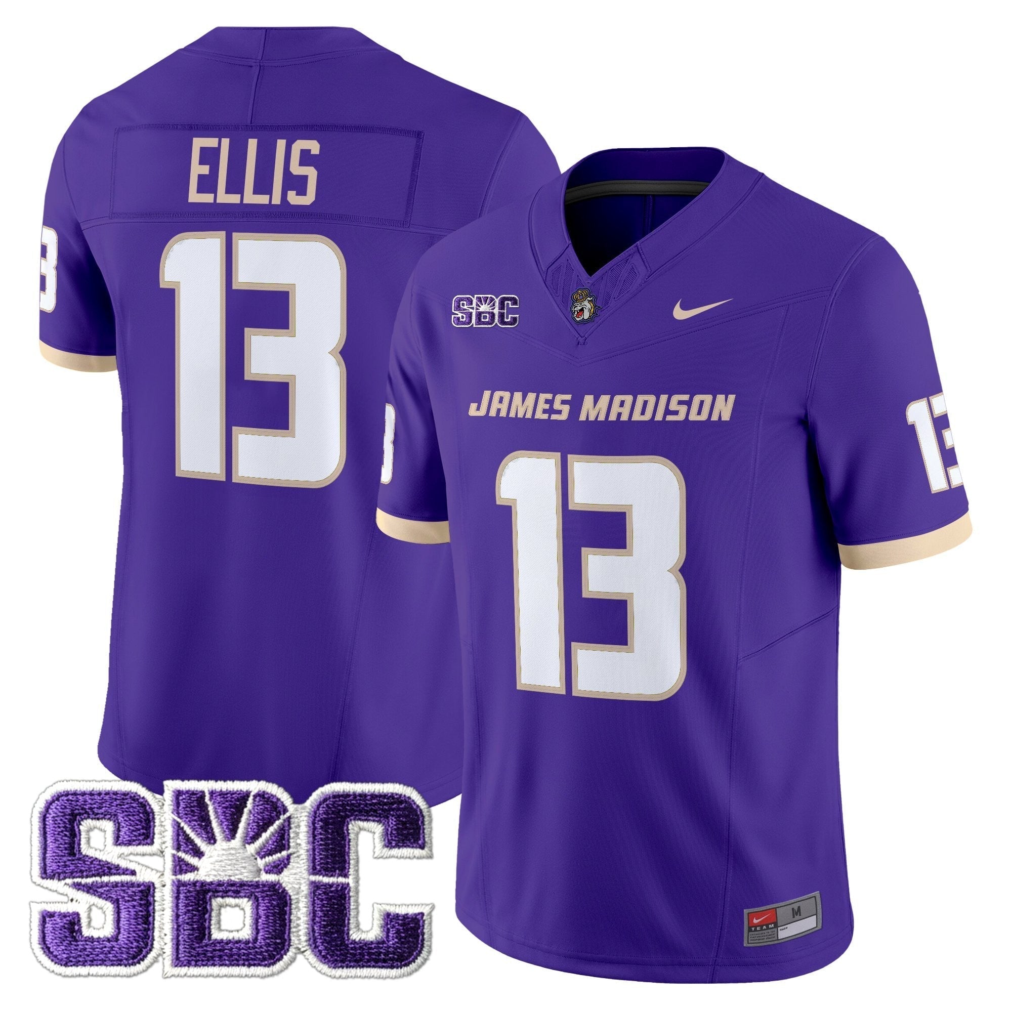 James Madison Dukes 2025 Vapor Limited Jersey - All Stitched