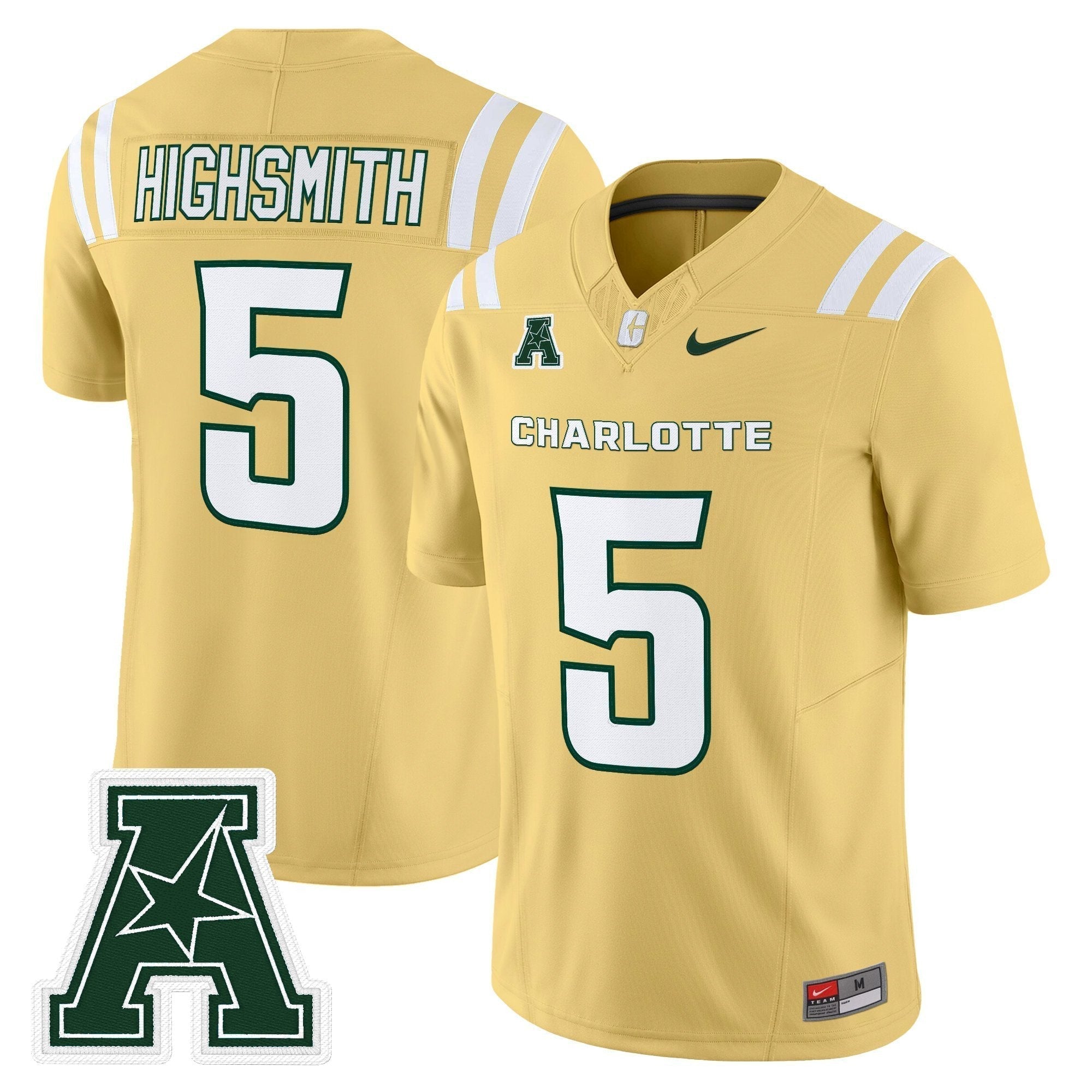 Men's Charlotte 49ers 2025 Vapor Limited Jersey - All Stitched