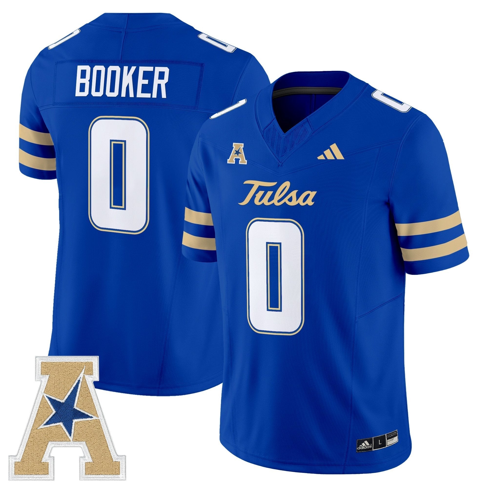 Tulsa Golden Hurricane 2025 Vapor Limited Jersey - All Stitched