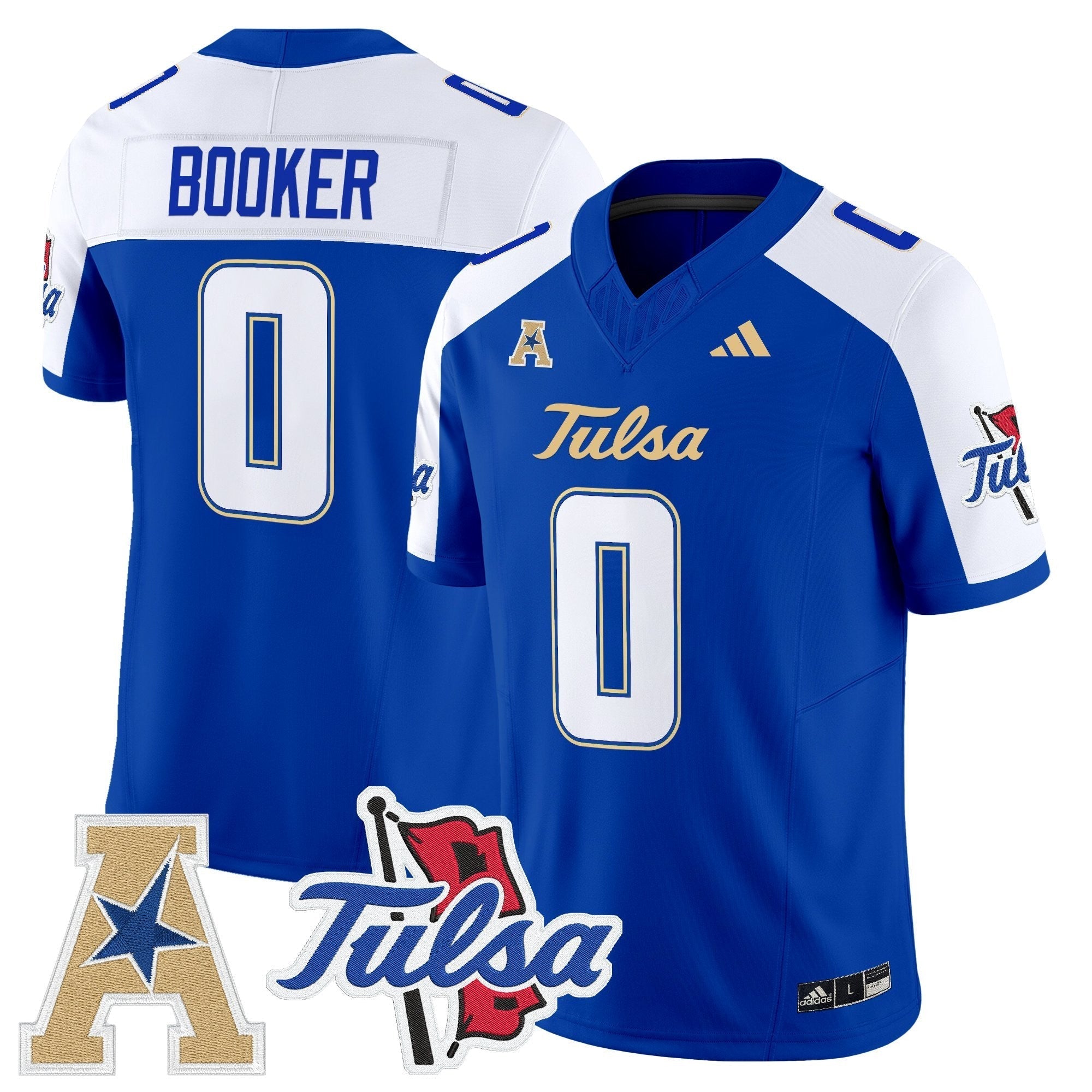 Tulsa Golden Hurricane 2025 Vapor Limited Jersey - All Stitched