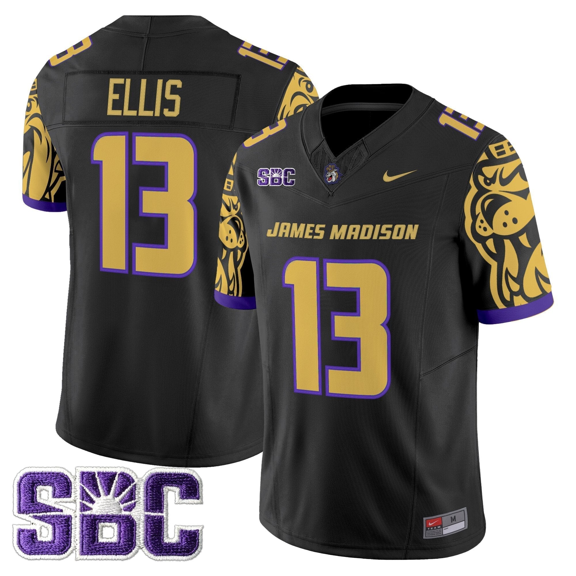James Madison Dukes 2025 Vapor Limited Jersey V2 - All Stitched