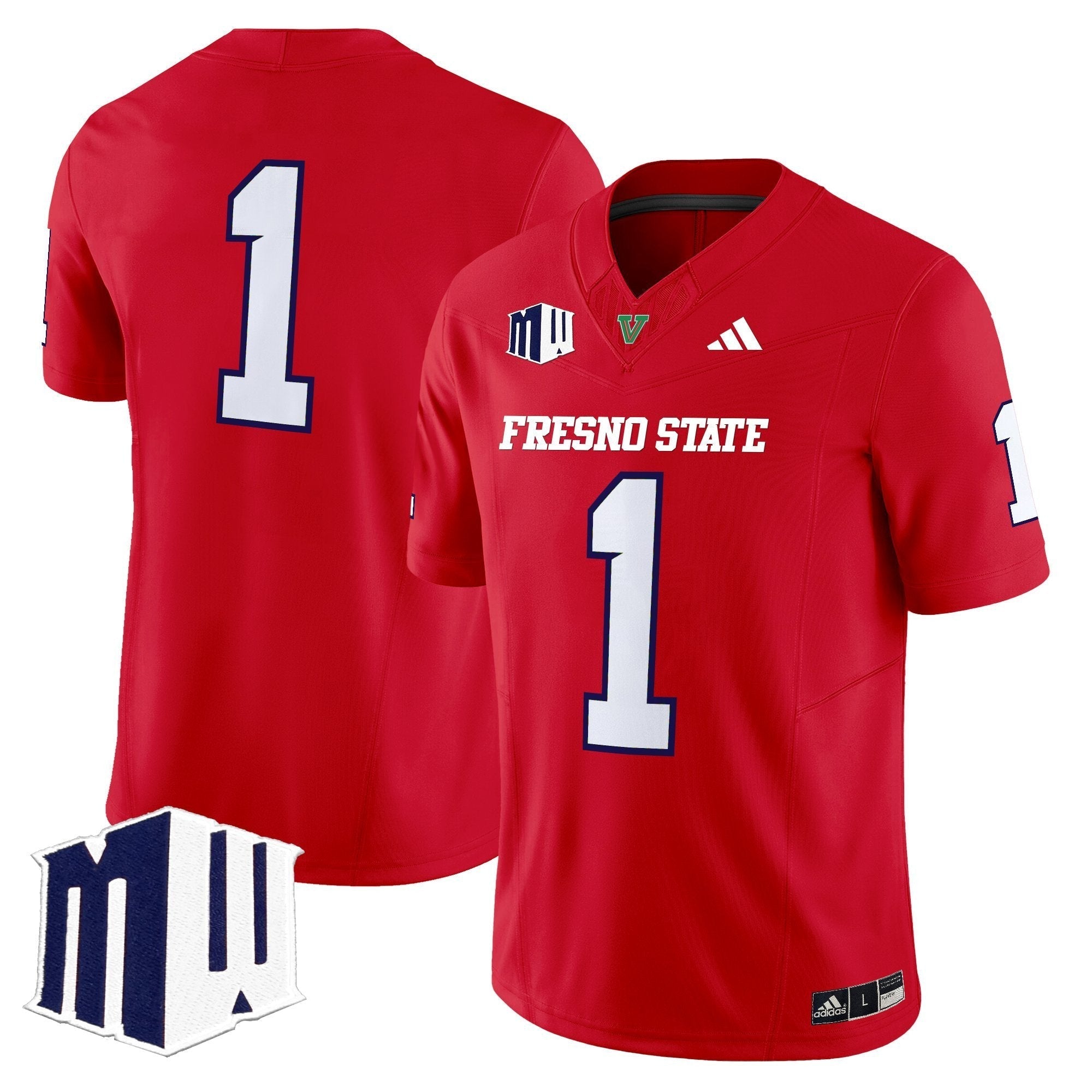 Fresno State Bulldogs 2025 Vapor Limited Jersey - All Stitched
