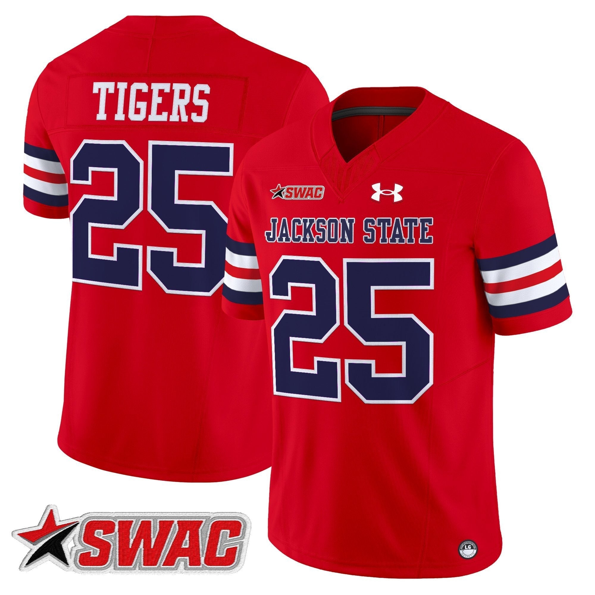 Jackson State Tigers 2025 Vapor Limited Jersey - All Stitched