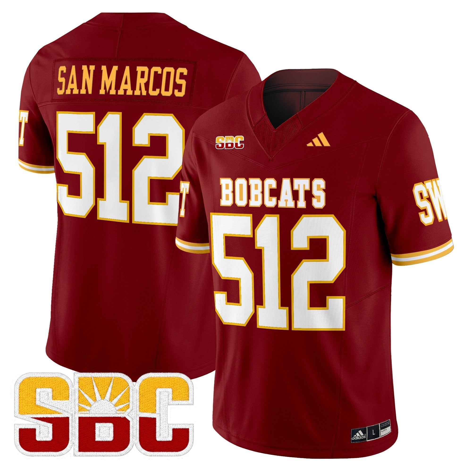 Texas State Bobcats 2025 Vapor Limited Jersey - All Stitched