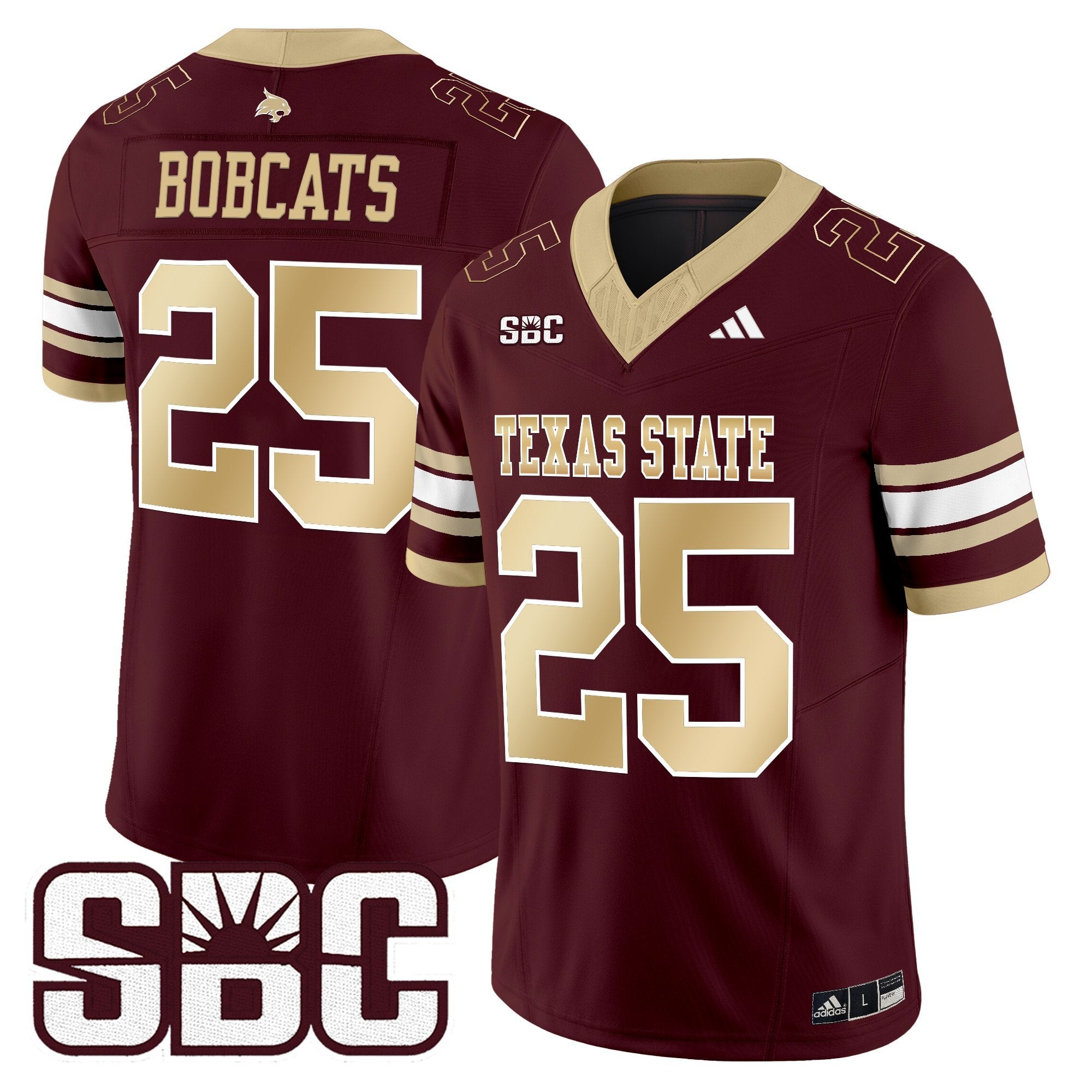 Texas State Bobcats 2025 Vapor Limited Jersey - All Stitched