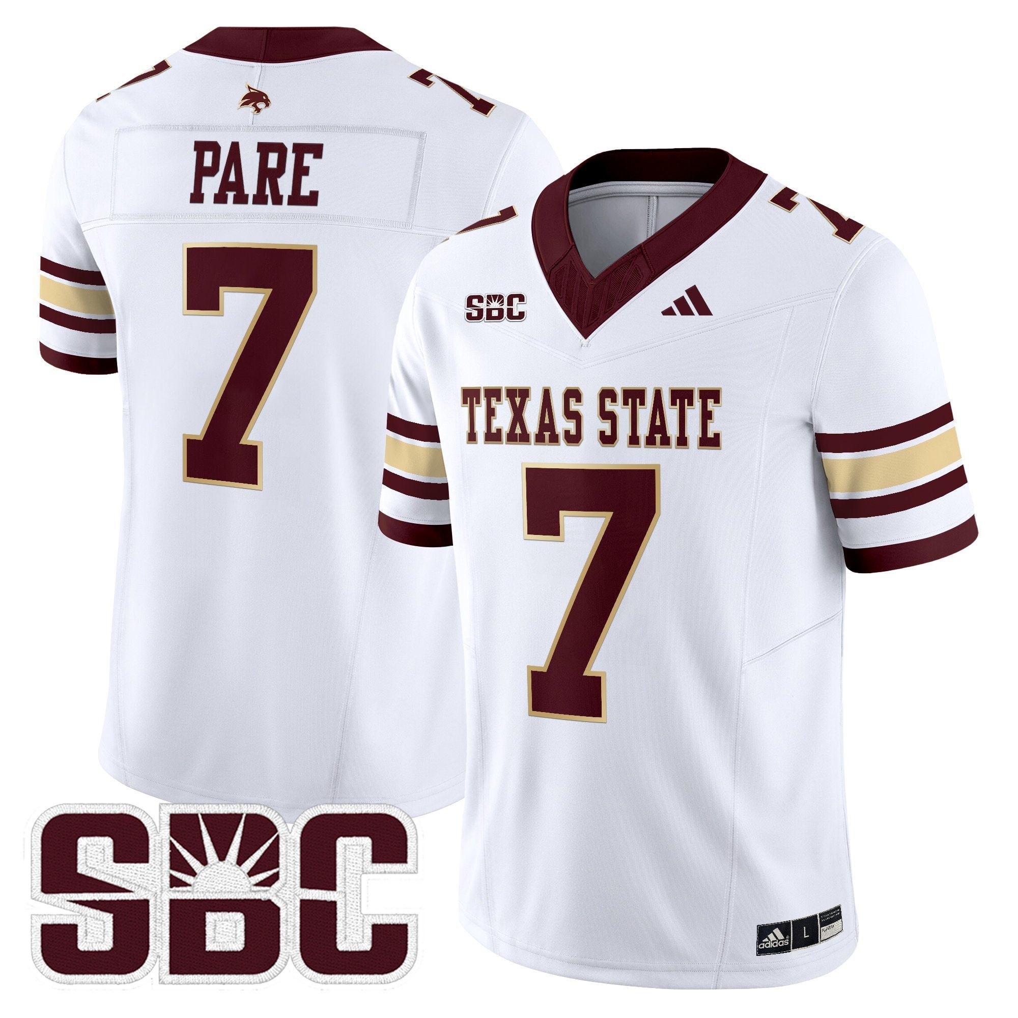 Texas State Bobcats 2025 Vapor Limited Jersey - All Stitched
