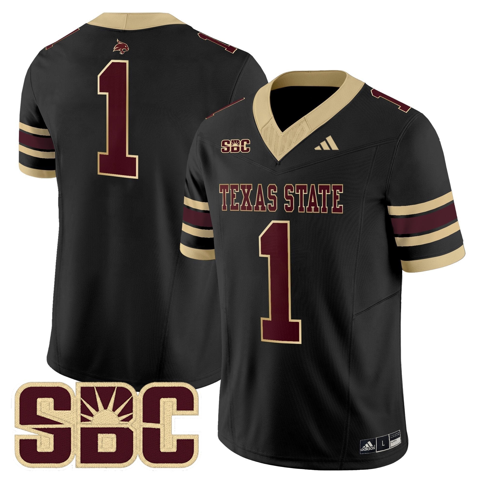 Texas State Bobcats 2025 Vapor Limited Jersey - All Stitched