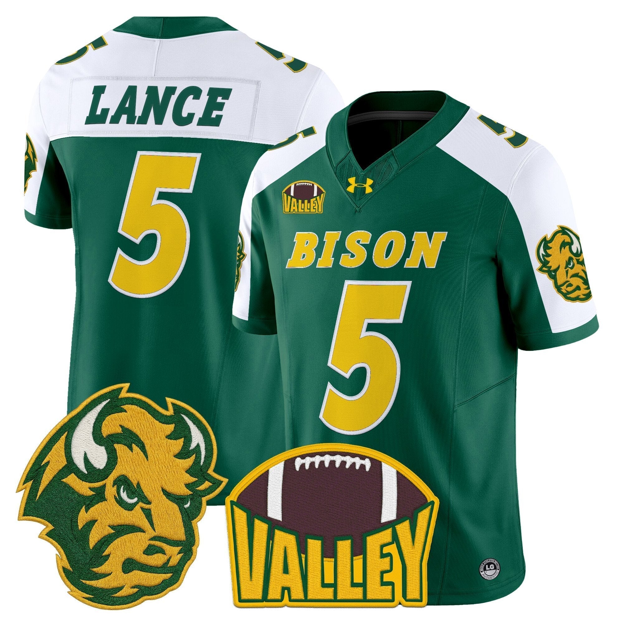 North Dakota State Bison 2025 Vapor Limited Jersey - All Stitched